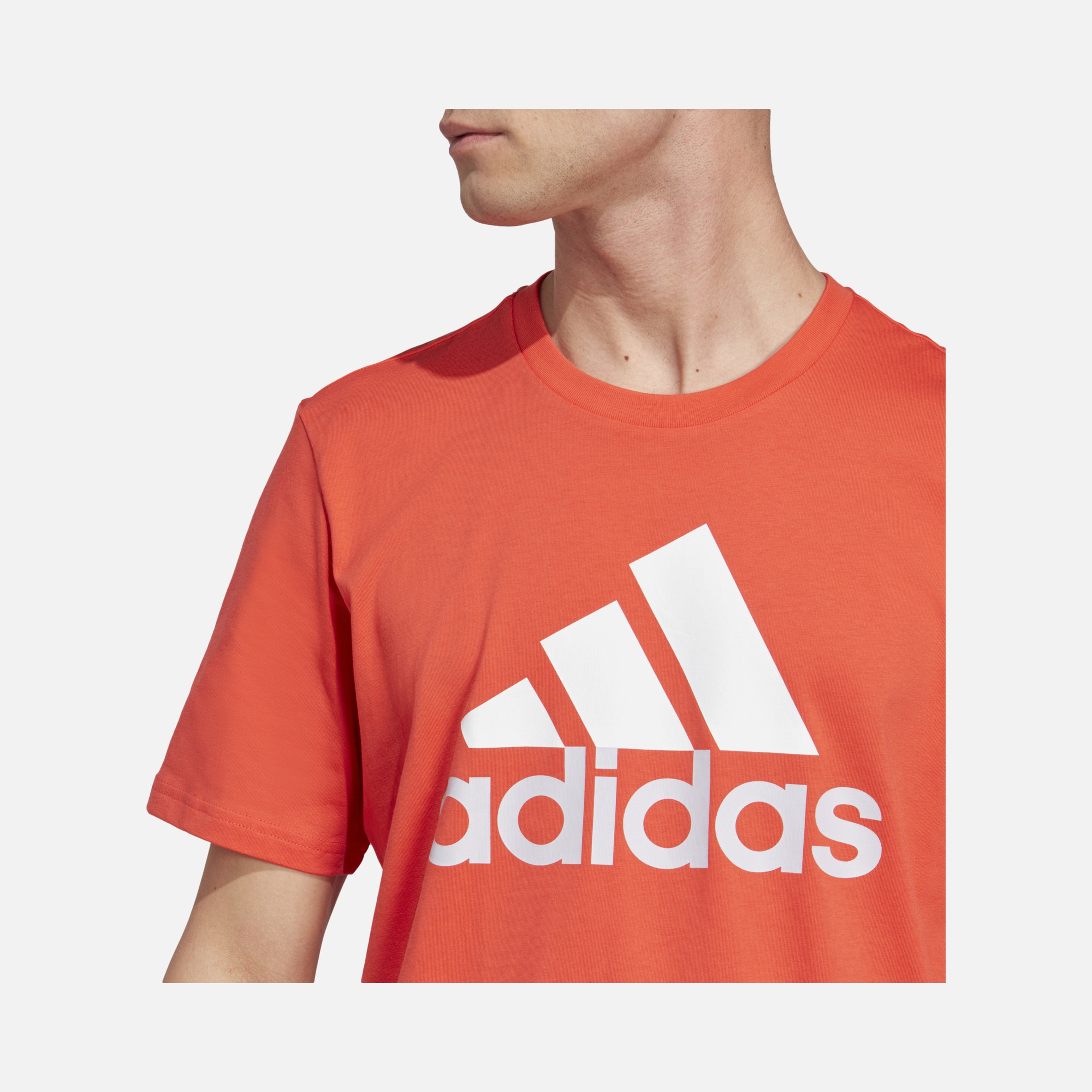 adidas Essentials Single Jersey Big Logo Short-Sleeve Erkek Tişört