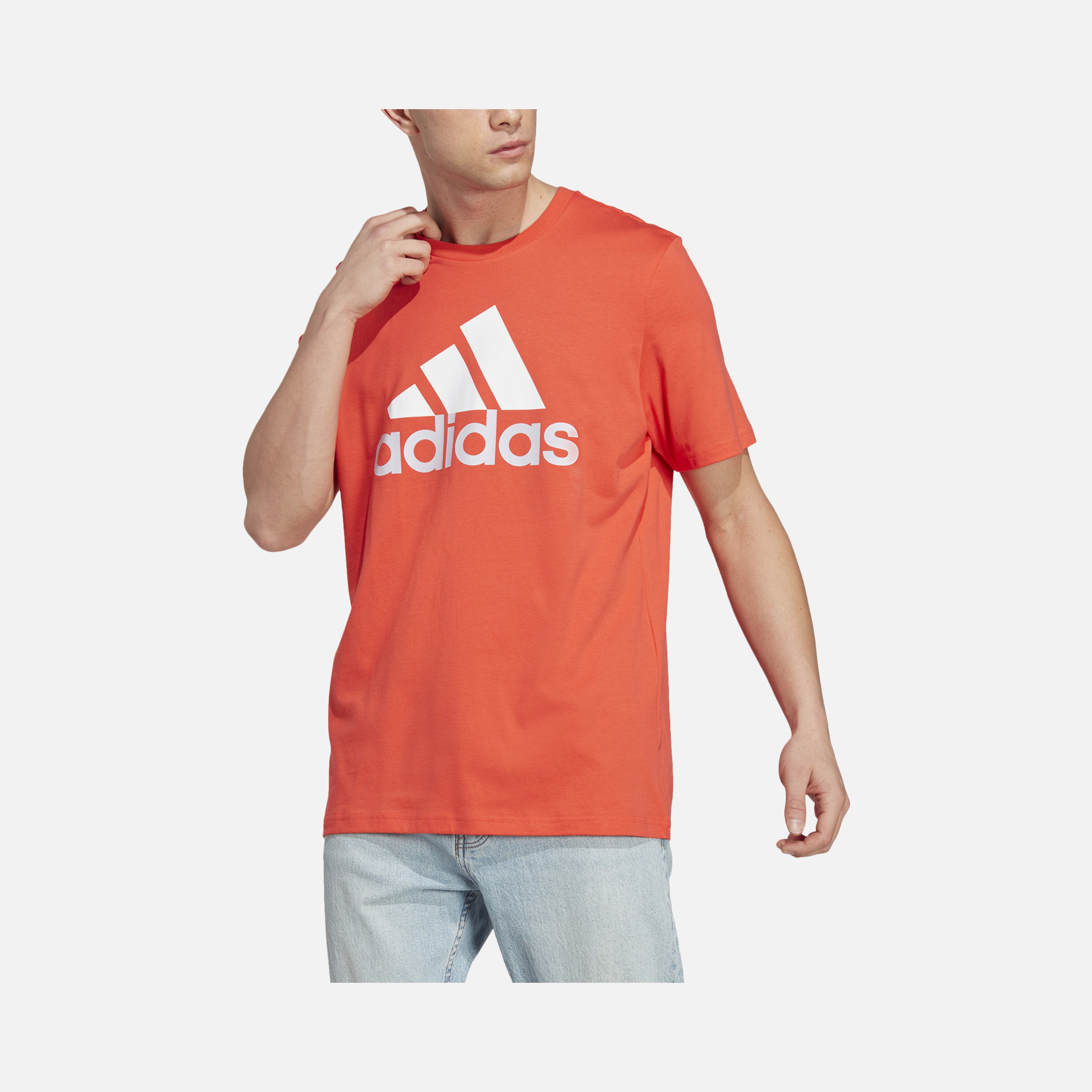 adidas Essentials Single Jersey Big Logo Short-Sleeve Erkek Tişört