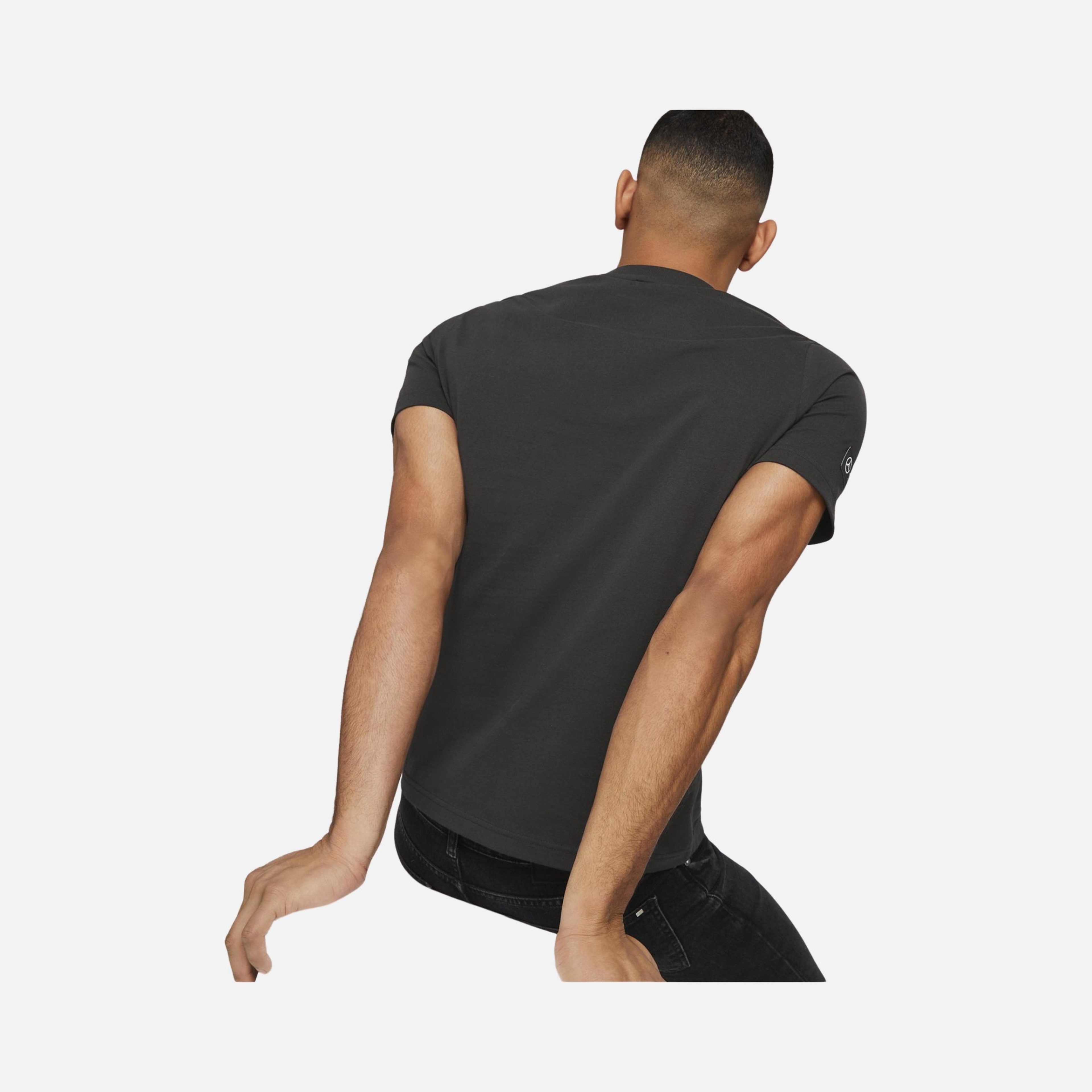 Puma Sportswear Mercedes-AMG Petronas Motor Sporları Logo Short-Sleeve Erkek Tişört