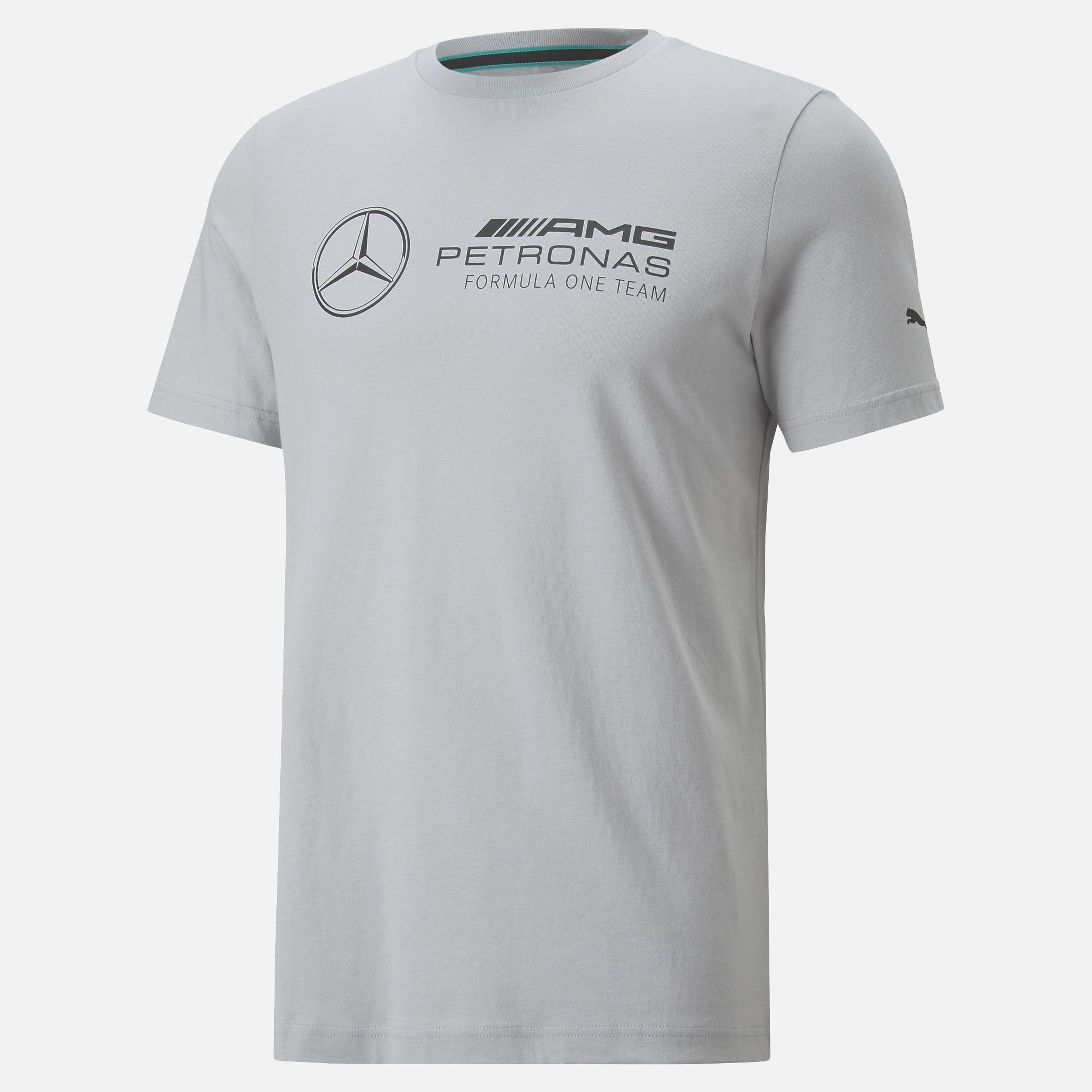 Puma Sportswear Mercedes-AMG Petronas Motorsport F1 Essentials Logo Short-Seeve Erkek Tişört