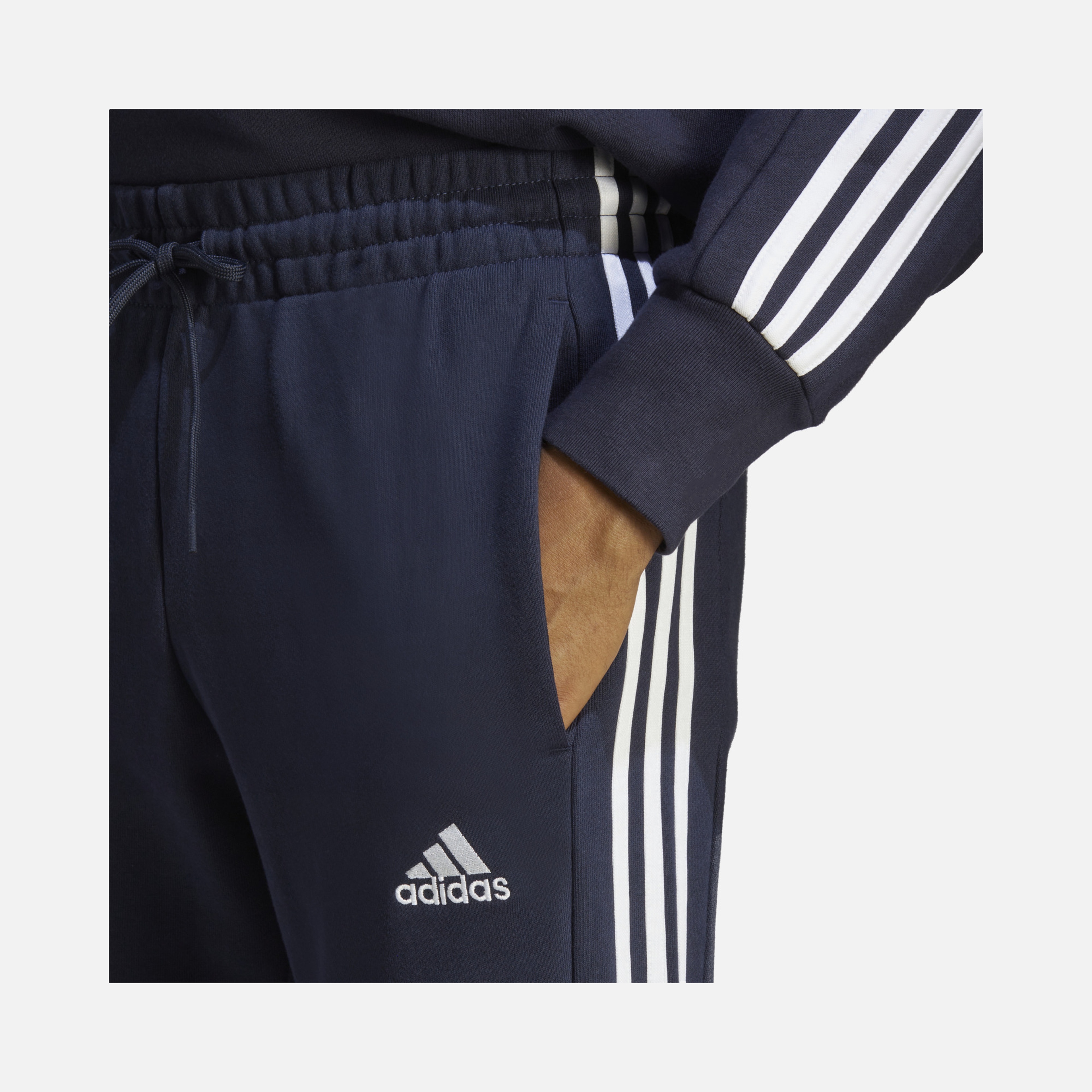 adidas Sportswear Essentials French Terry Tapered 3-Stripes Erkek Eşofman Altı