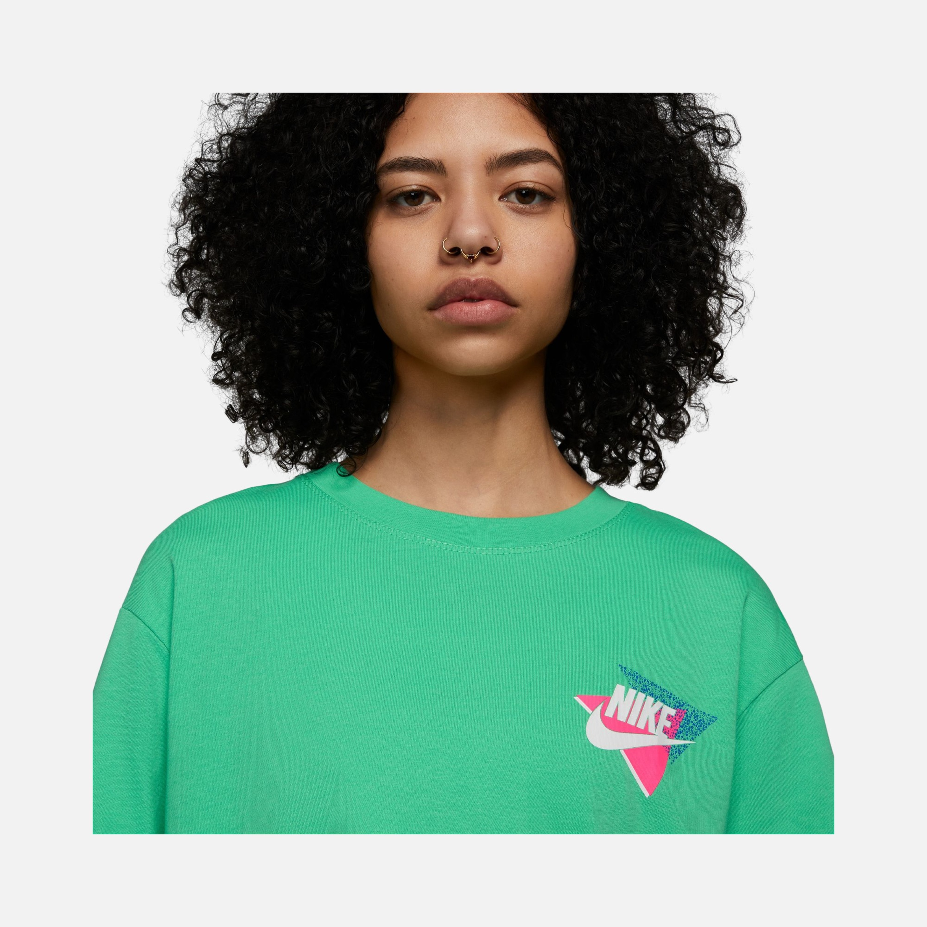 Nike Sportswear Vintage Printed Boyfriend Short-Sleeve Kadın Tişört