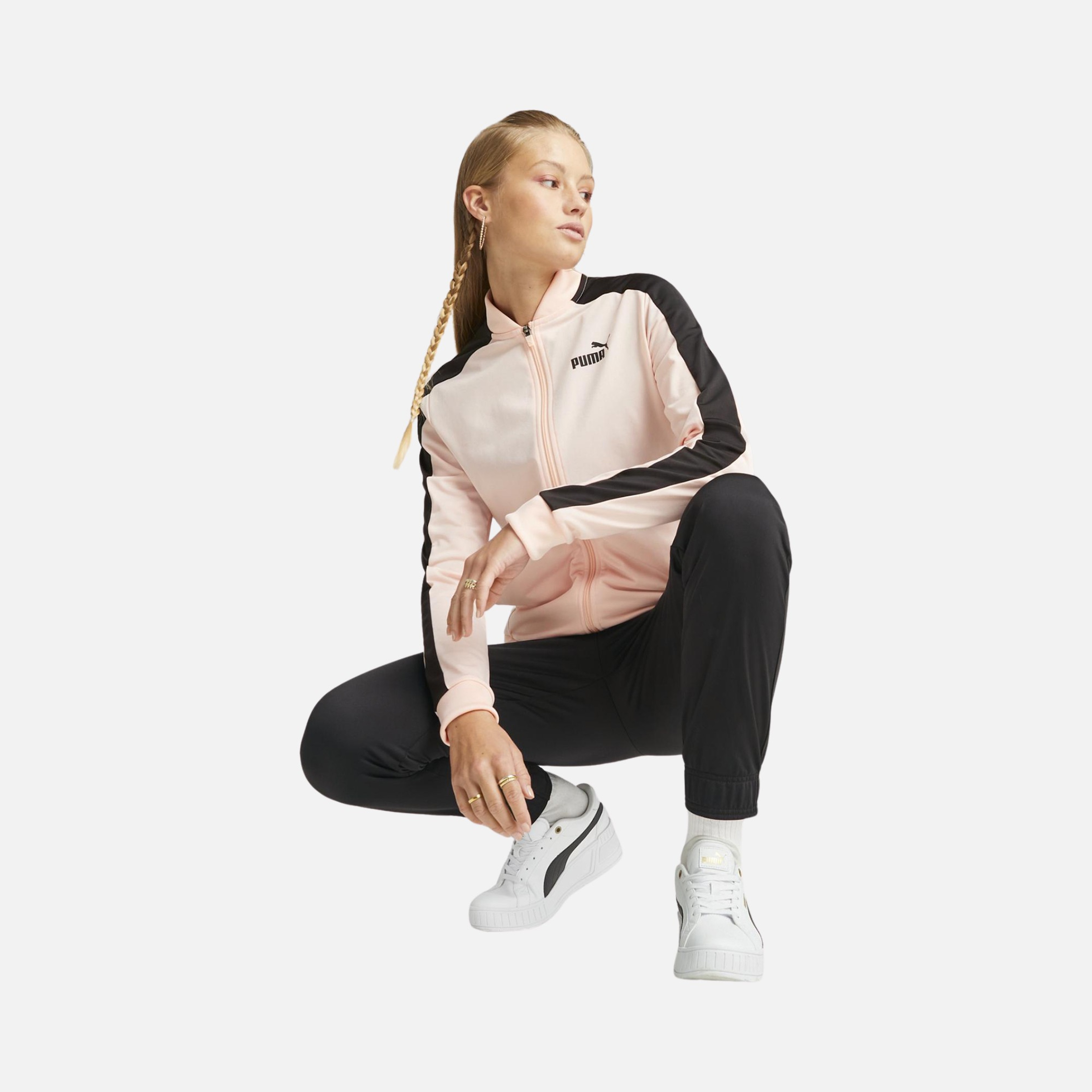 Puma Sportswear Baseball Tricot Full-Zip Kadın Eşofman Takımı