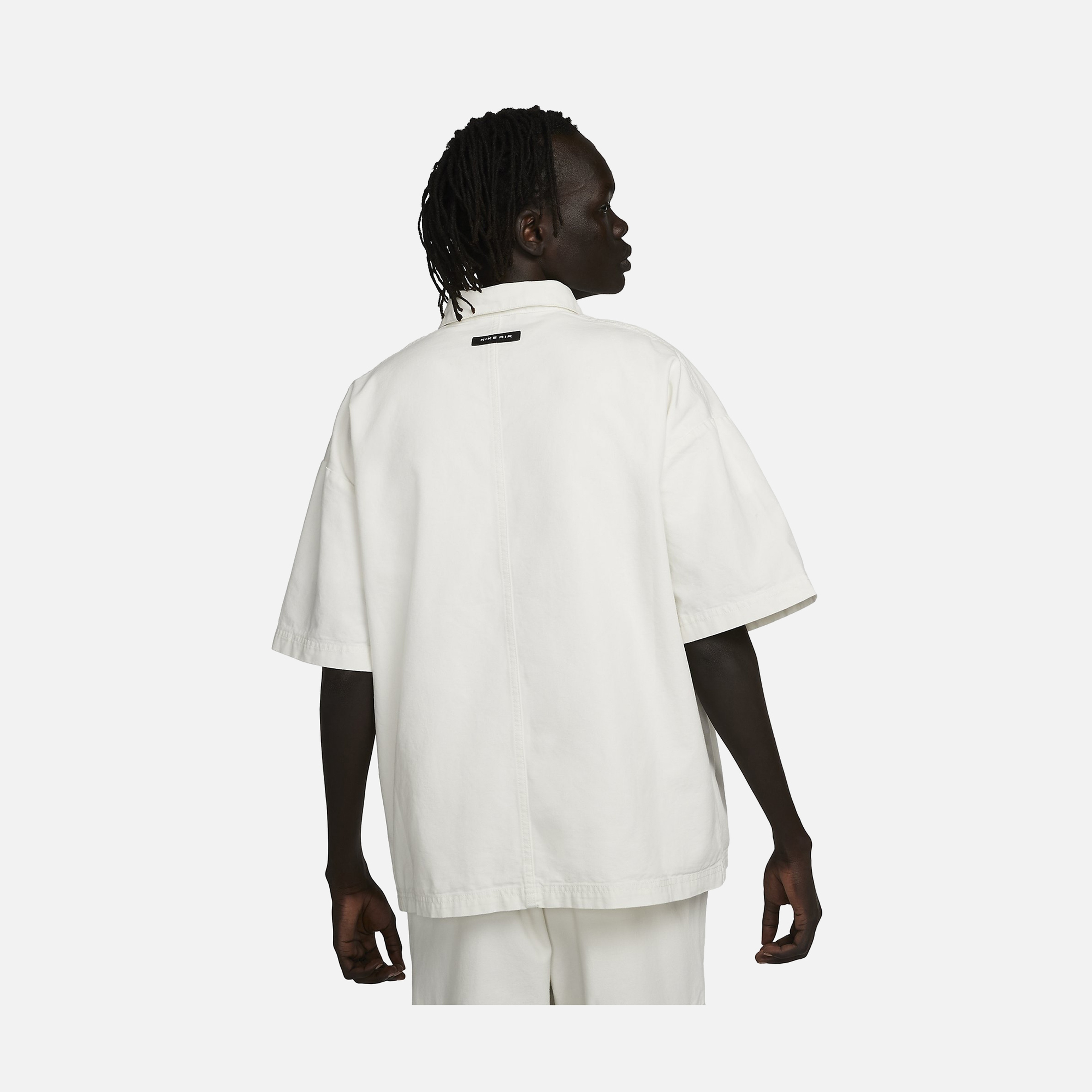 Nike Sportswear Air Woven Over Full-Zip Short-Sleeve Erkek Gömlek