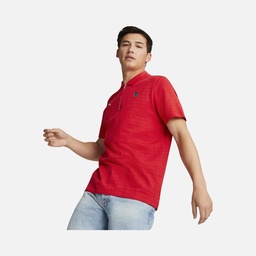 Puma Sportswear Ferrari Style Polo 1/2 Zip Short-Sleeve Erkek Tişört