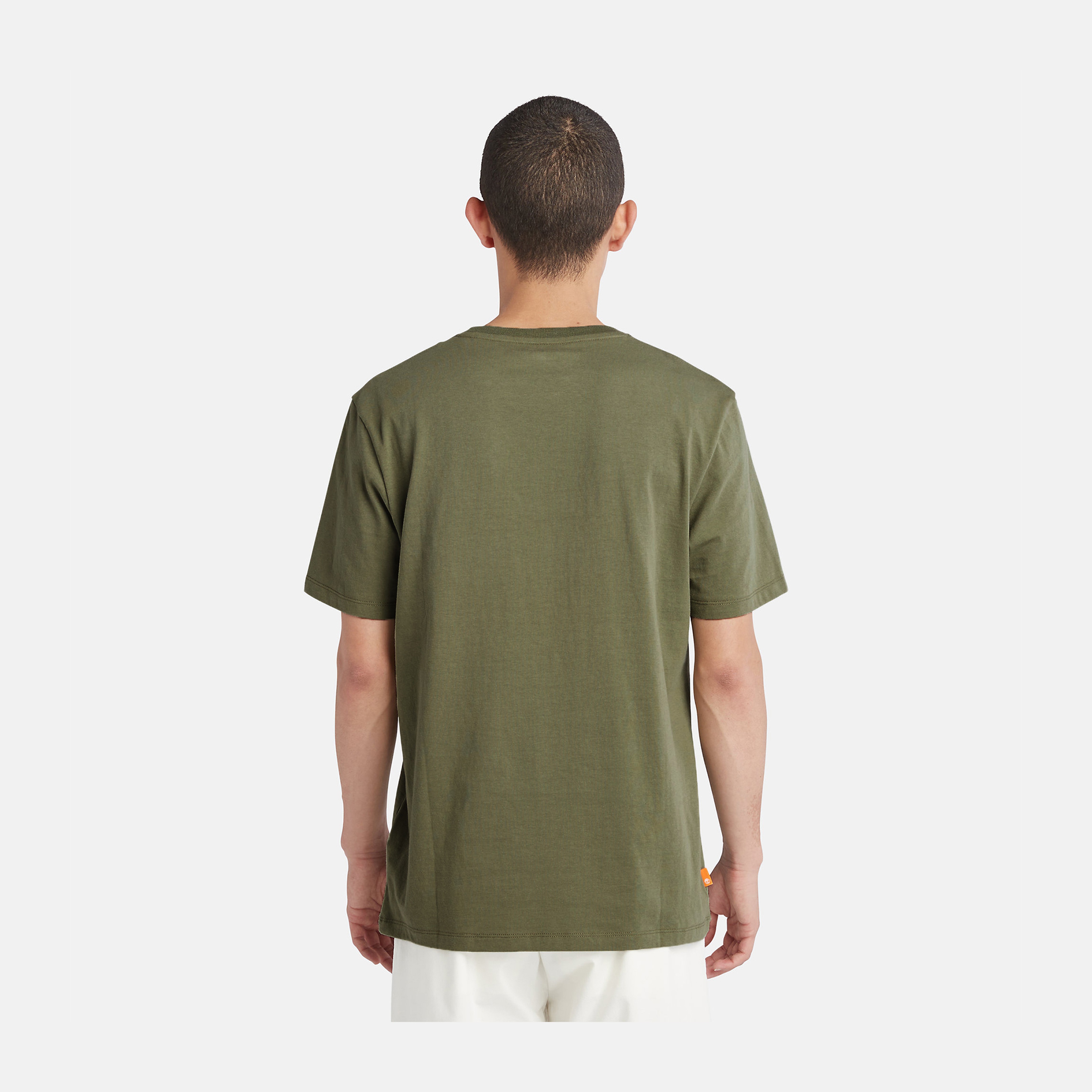 Timberland Sportswear Linear Camouflage Logo Graphic Short-Sleeve Erkek Tişört