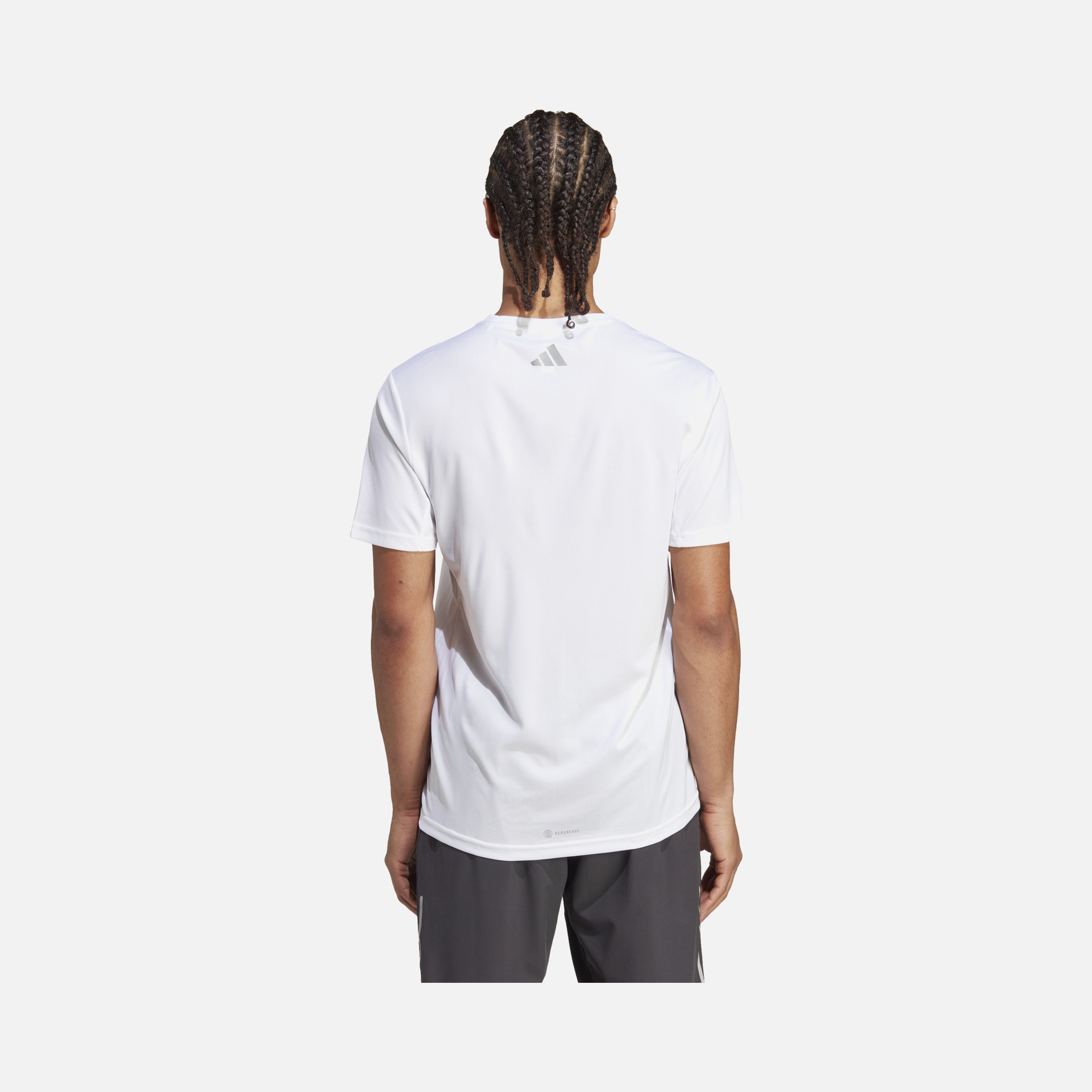 adidas Run Icons 3 Bar Logo Short-Sleeve Erkek Tişört