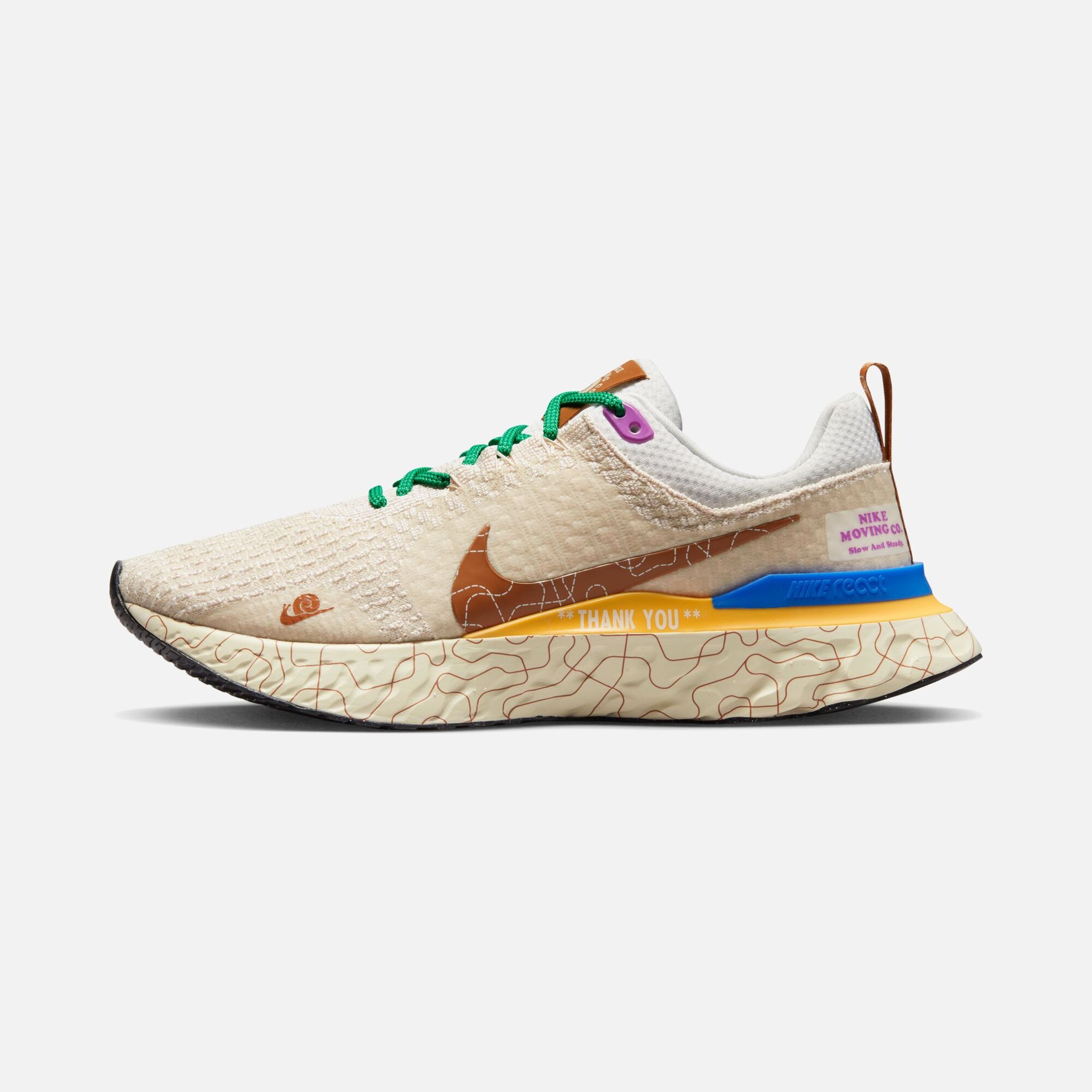 Nike React Infinity Run Flyknit 3 Premium ''Slow And Steady'' Road Running Erkek Spor Ayakkabı