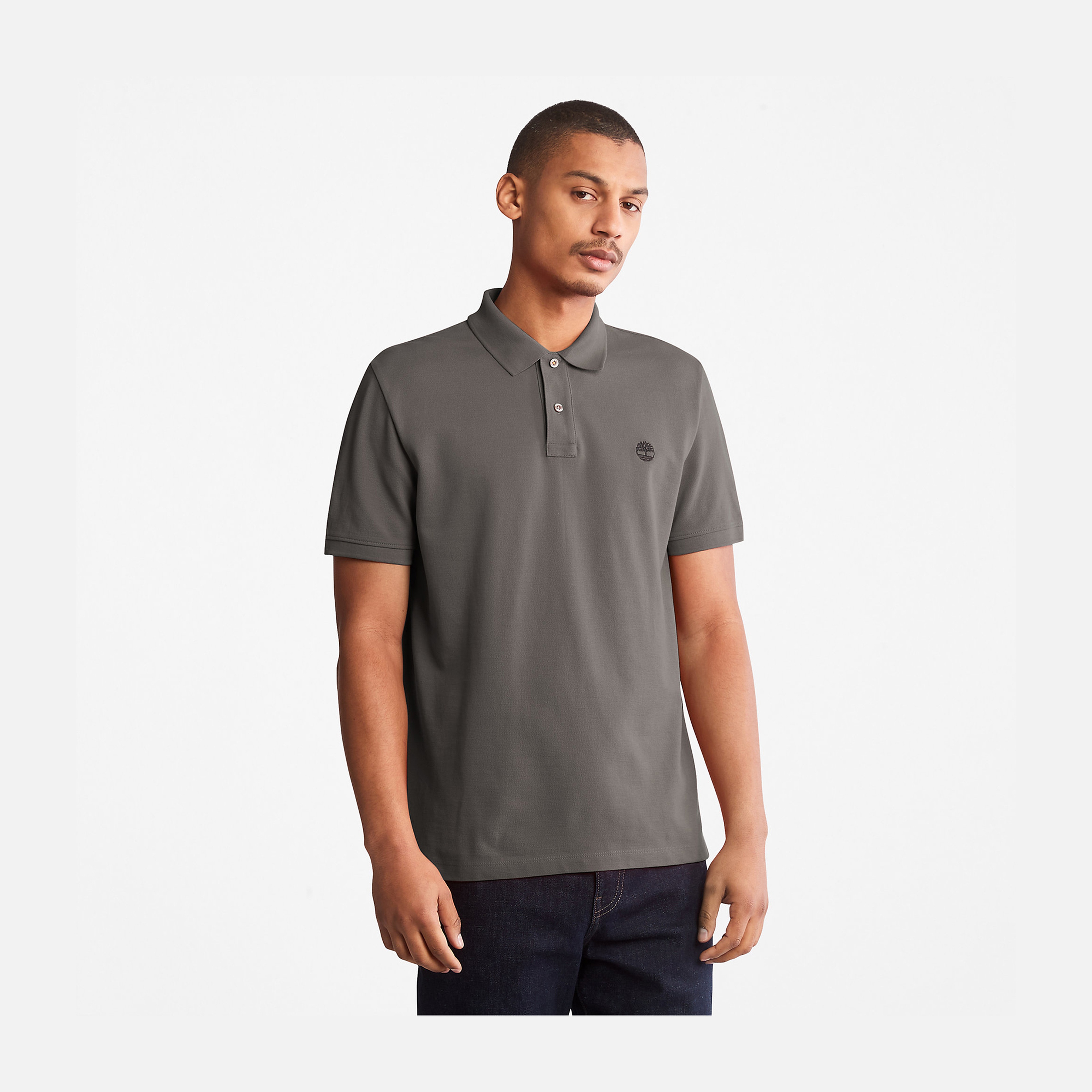 Timberland Sportswear Millers River Pique Short-Sleeve Polo Erkek Tişört