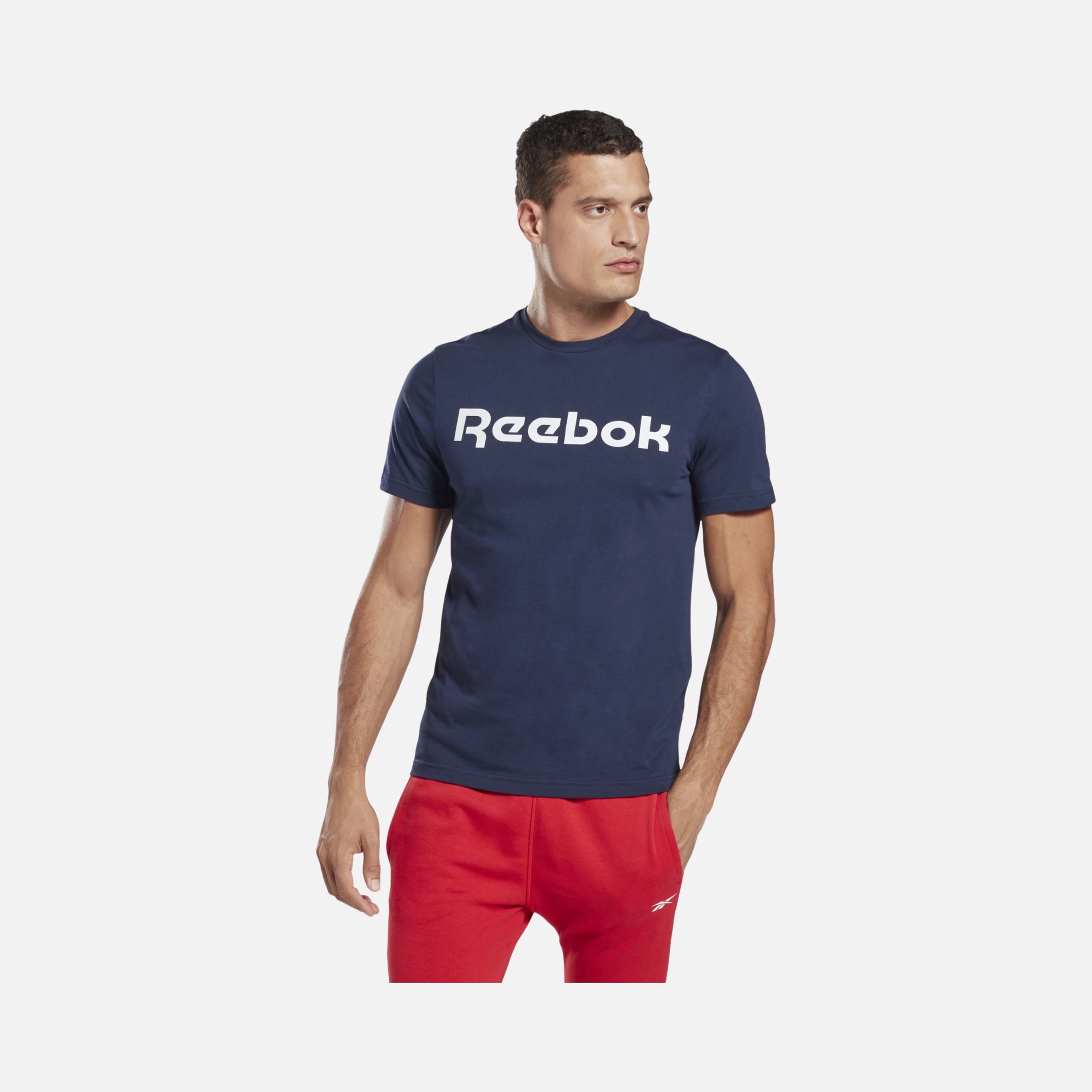 Reebok Sportswear Graphic Logo Series Linear Short-Sleeve Erkek Tişört