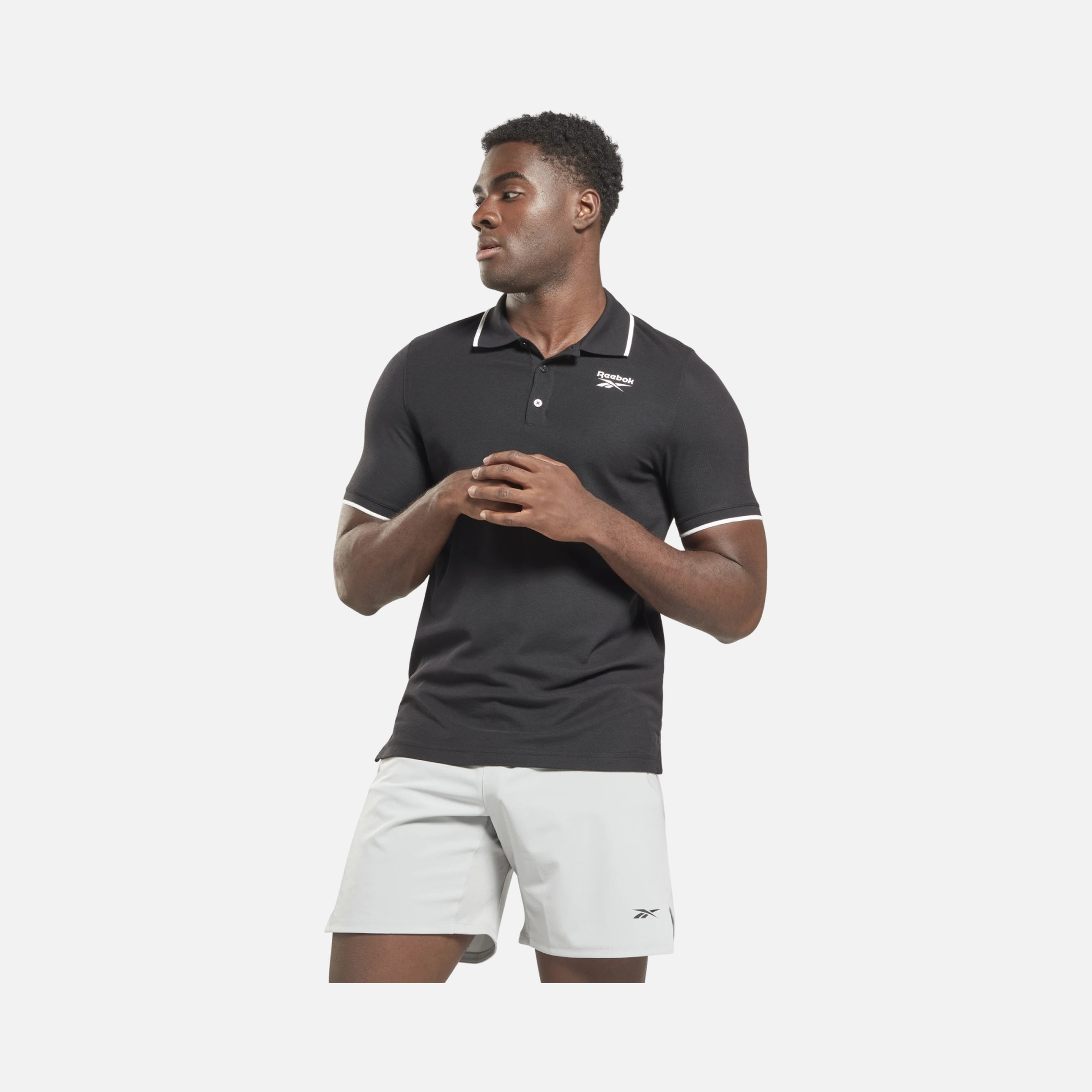 Reebok Sportswear Identity Polo Short-Sleeve Erkek Tişört
