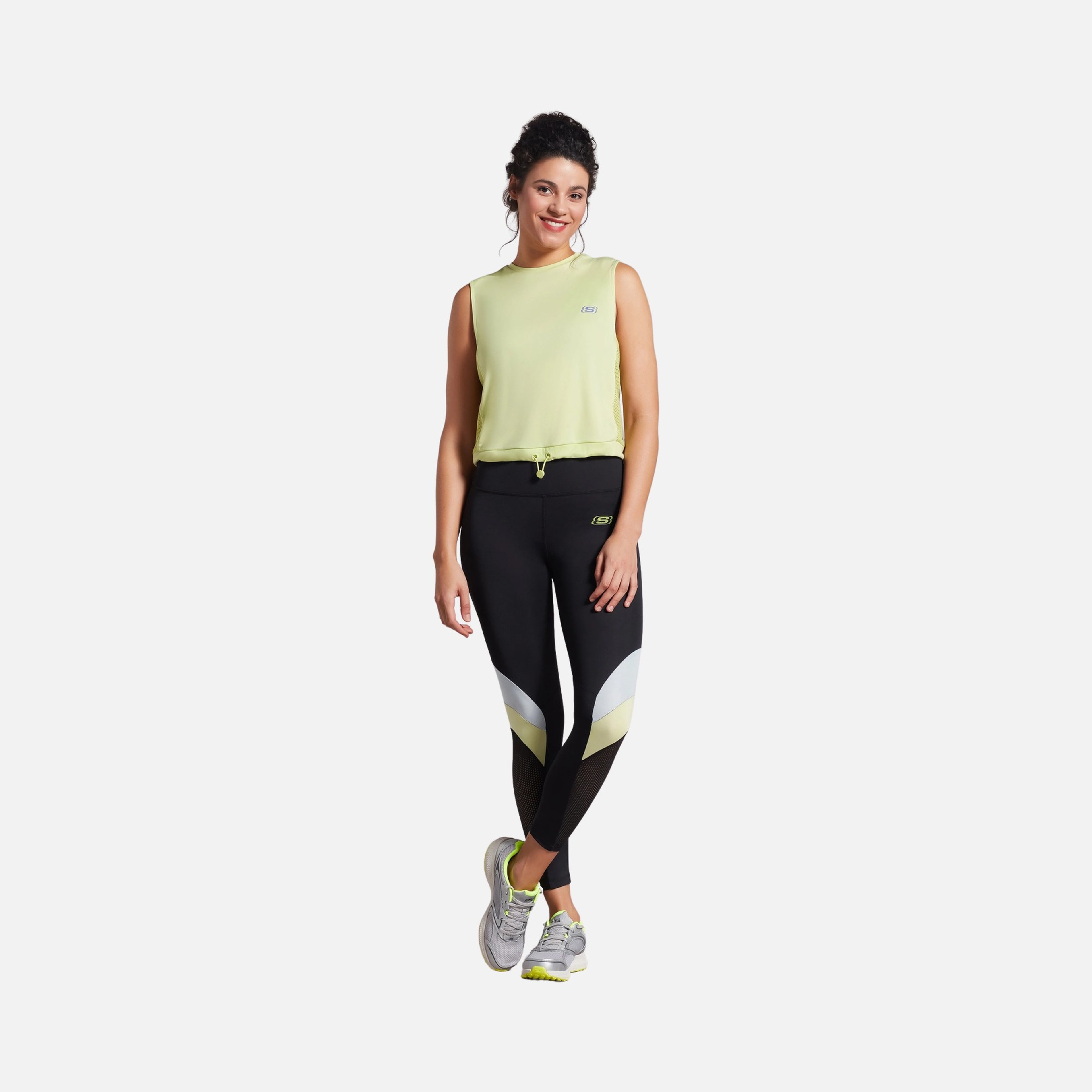Skechers Performance Coll. Mesh Detailed Ankle Kadın Tayt