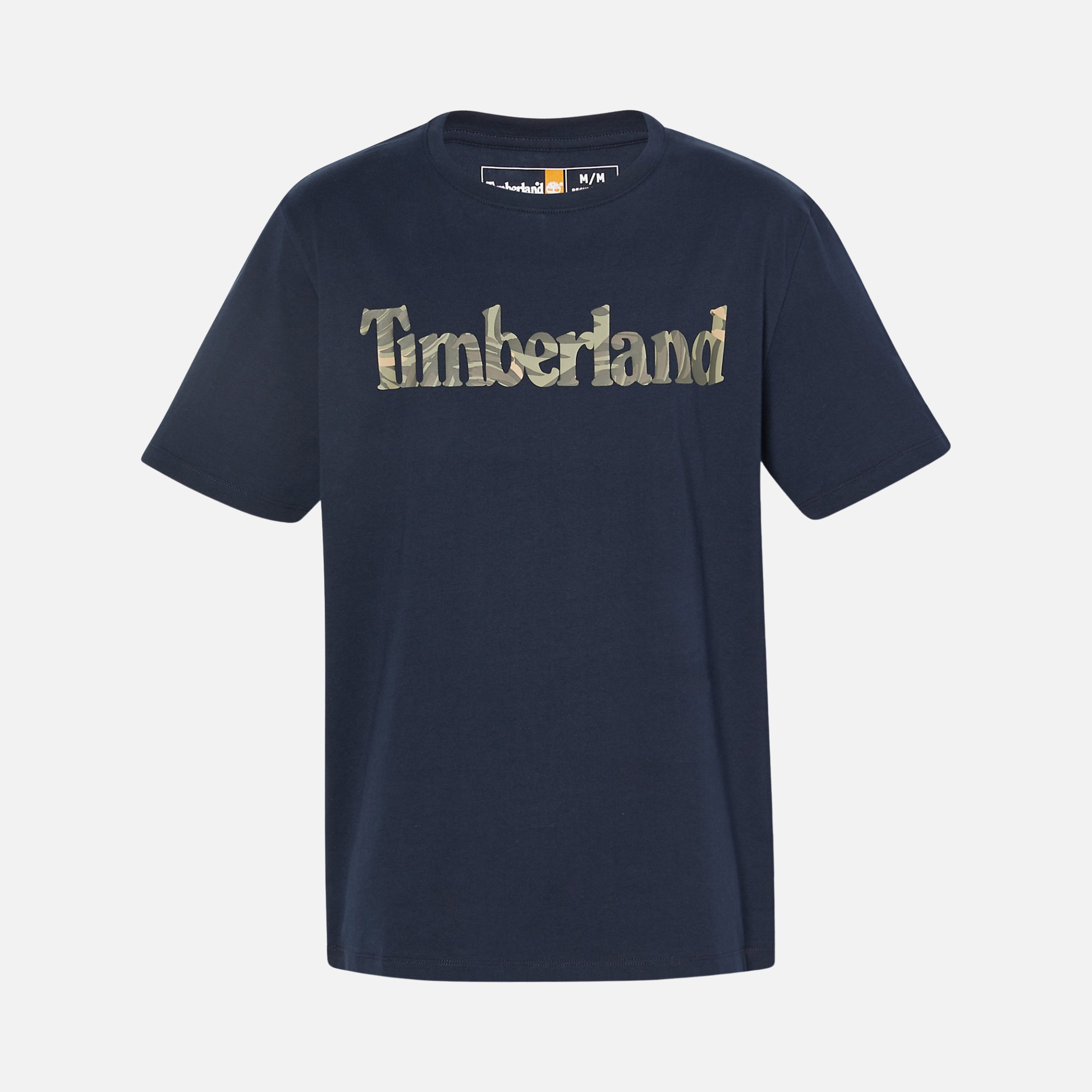 Timberland Sportswear Linear Camouflage Logo Graphic Short-Sleeve Erkek Tişört