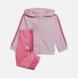 adidas Sportswear Essentials Shiny 3-Stripes Full-Zipp Çocuk Eşofman Takımı