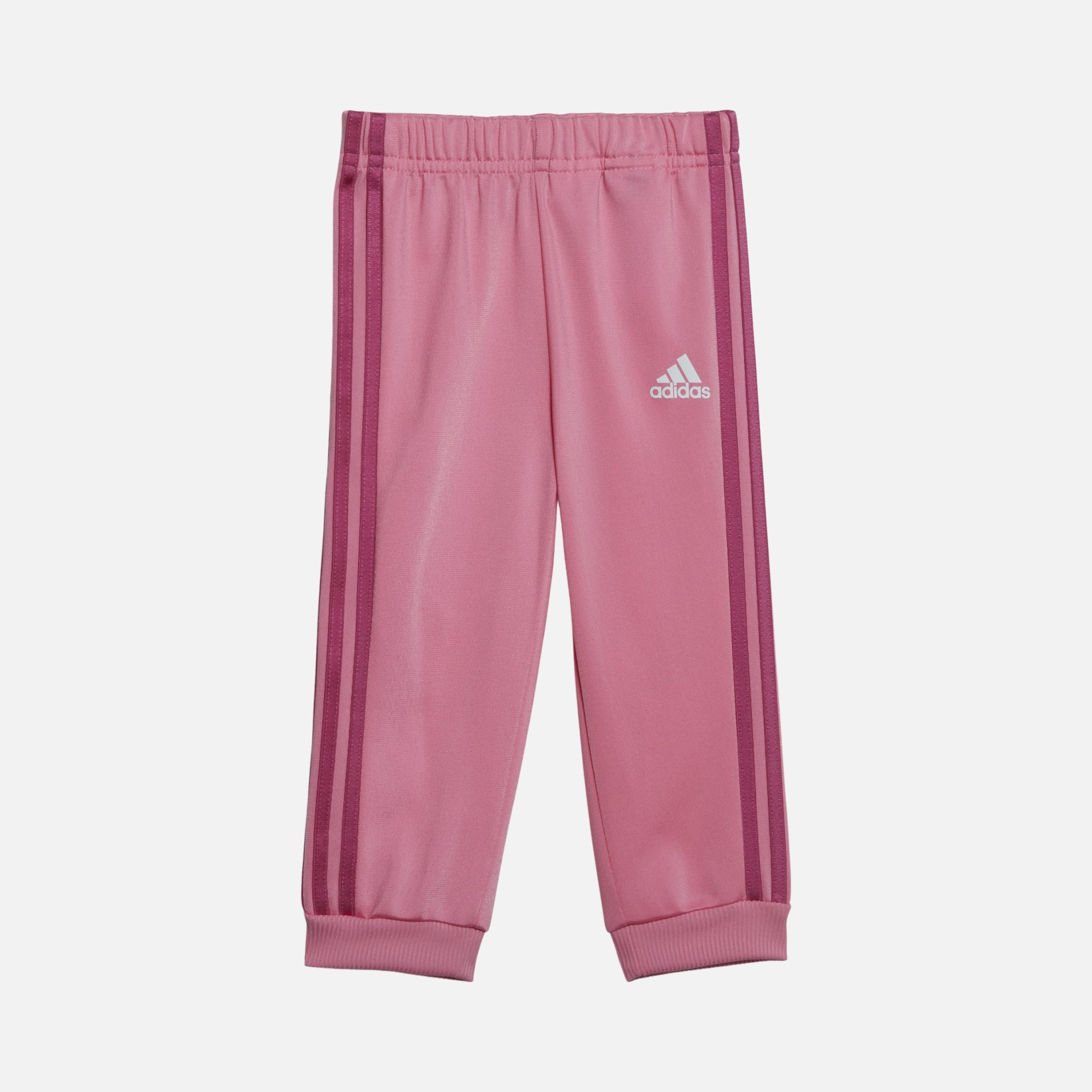 adidas Sportswear Essentials Shiny 3-Stripes Full-Zipp Çocuk Eşofman Takımı