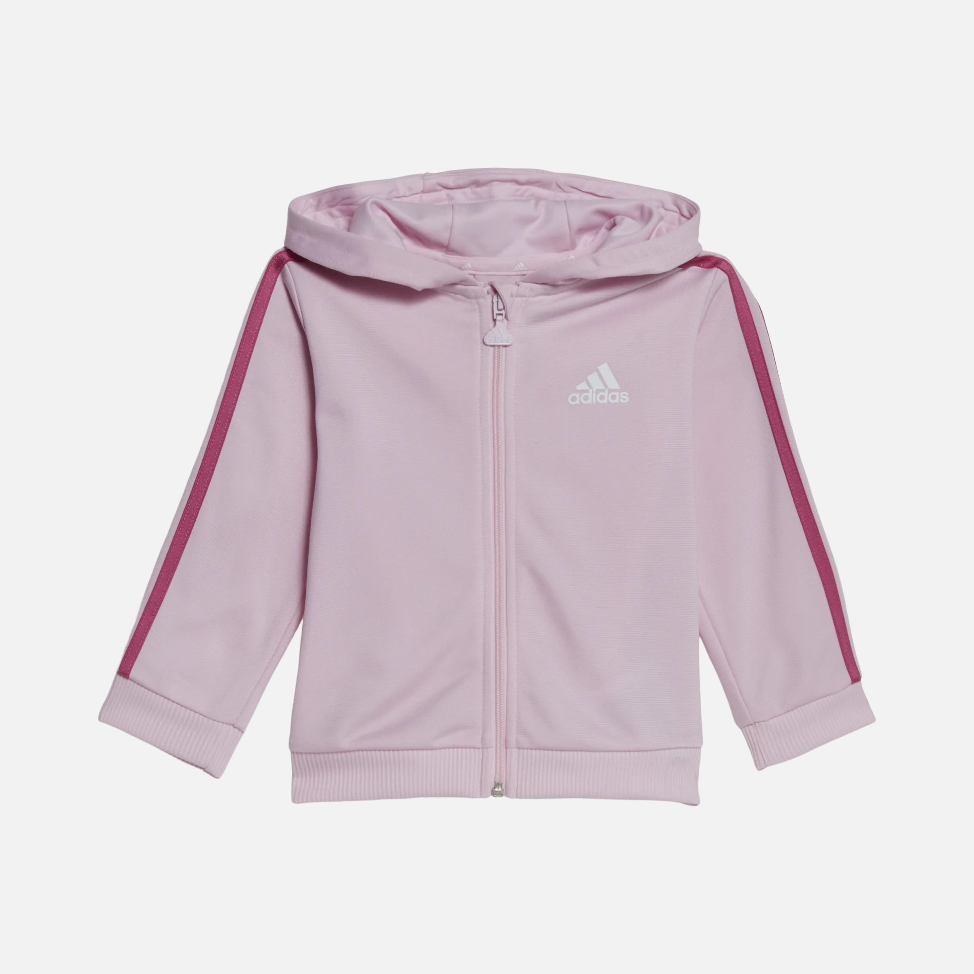 adidas Sportswear Essentials Shiny 3-Stripes Full-Zipp Çocuk Eşofman Takımı