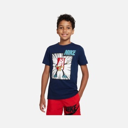 Nike Sportswear Brand Mark Boxy Short-Sleeve Çocuk Tişört