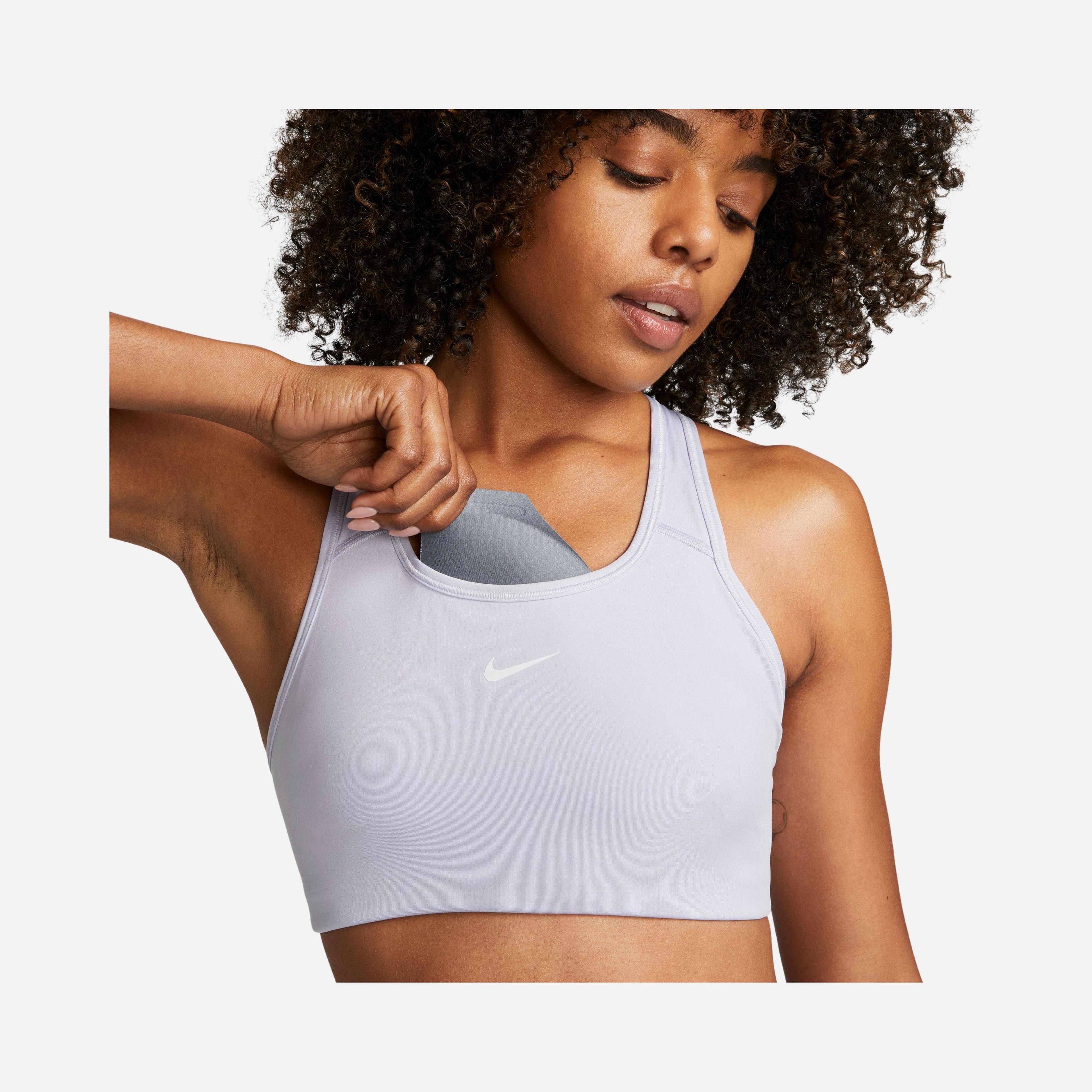 Nike Swoosh Medium Support 1-Piece Pad Sports Kadın Bra
