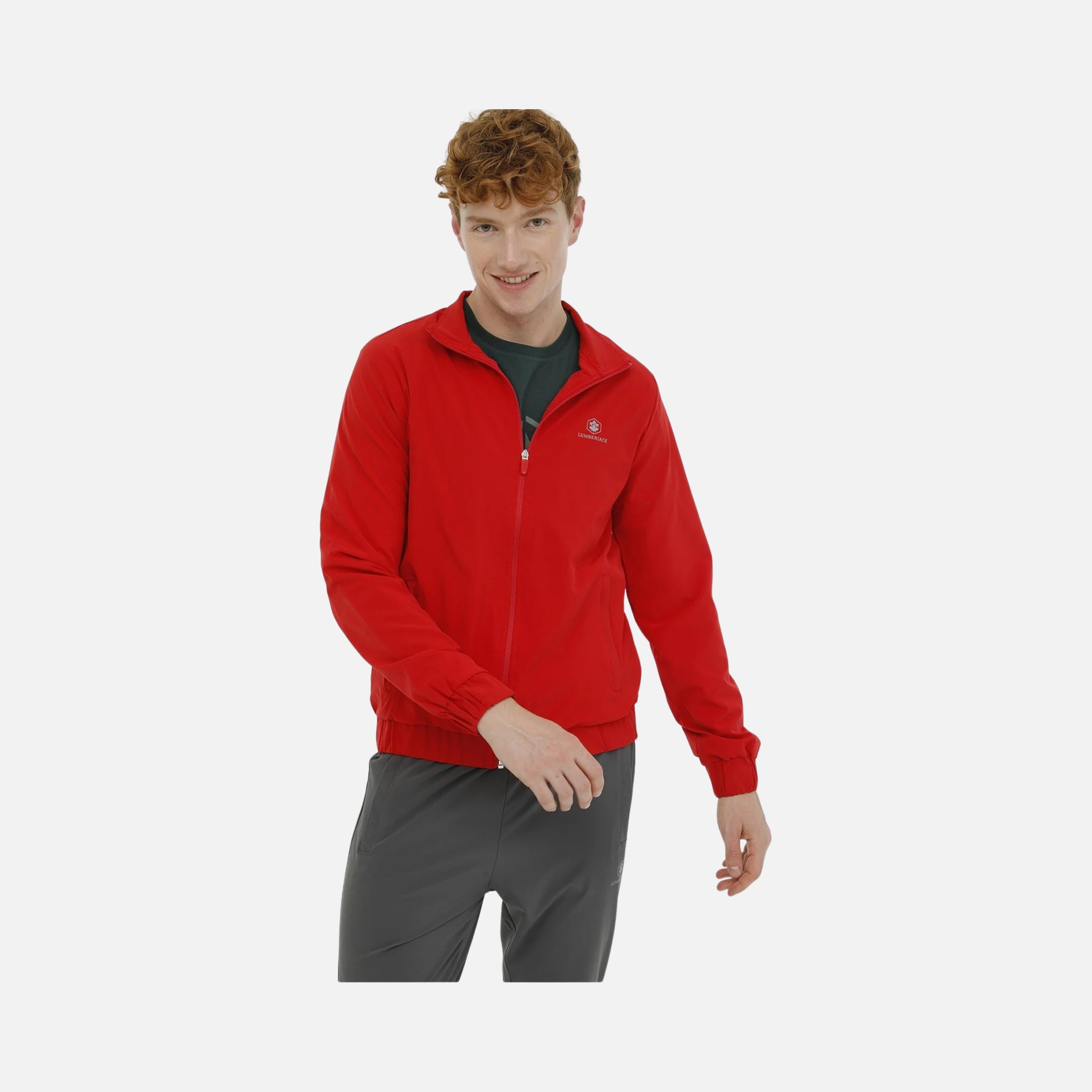 Lumberjack BS04 Woven 3FX Training Full-Zip Erkek Eşofman Takımı