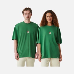 WWF Sportswear Cin Baykuşu Embroidered Oversize Short-Sleeve Unisex Tişört