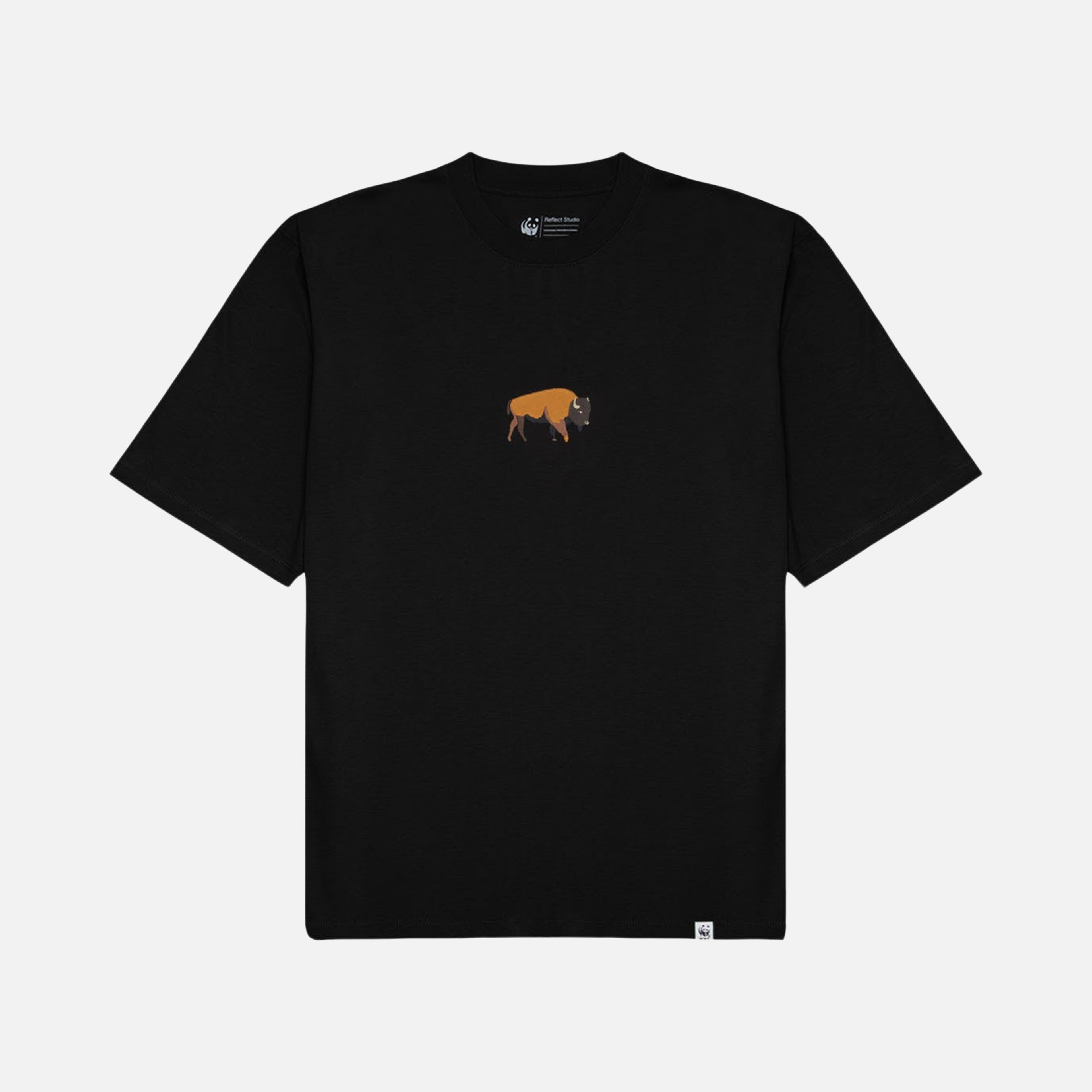 WWF Sportswear Bizon Embroidered Oversize Short-Sleeve Unisex Tişört