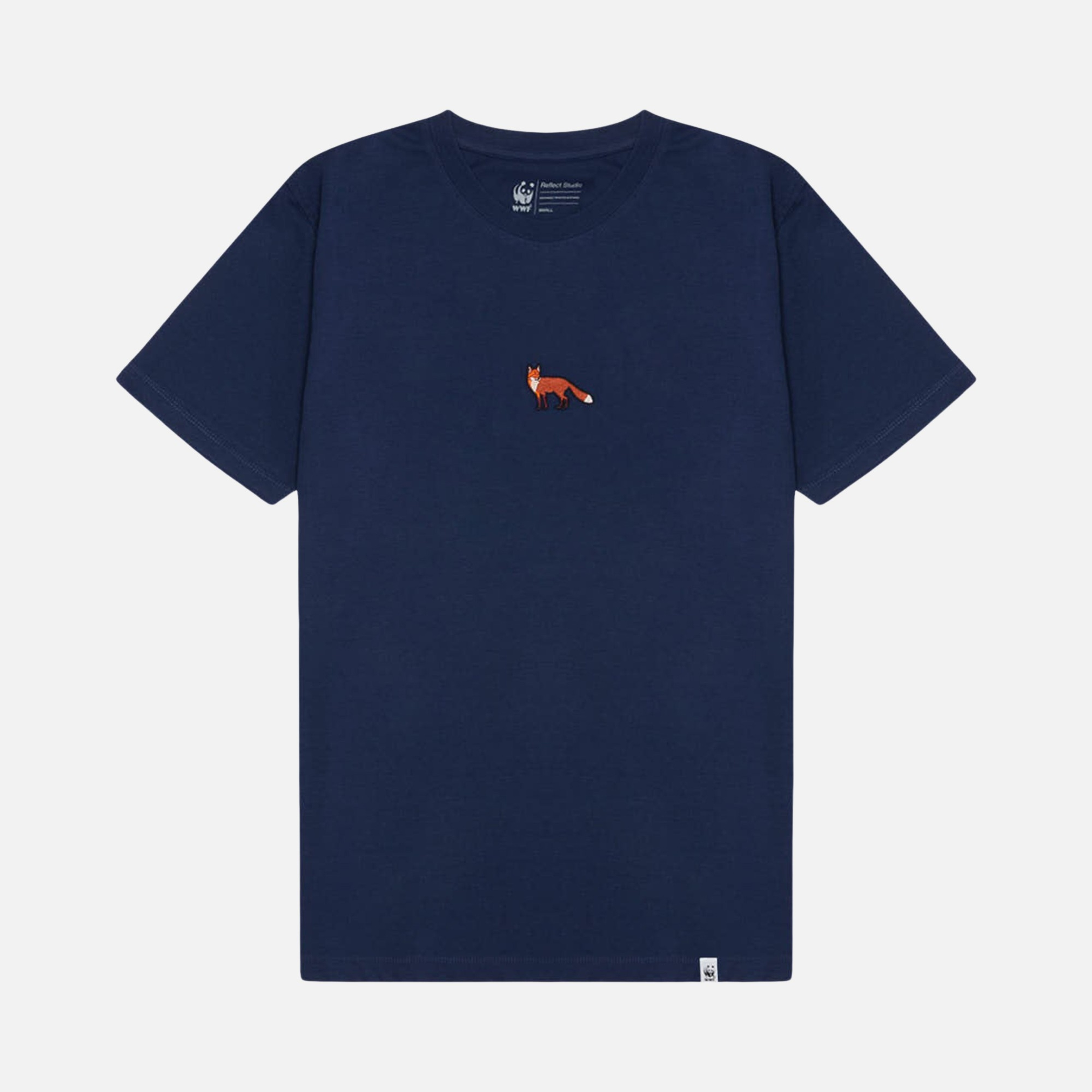 WWF Sportswear Kızıl Tilki Embroidered Short-Sleeve Unisex Tişört