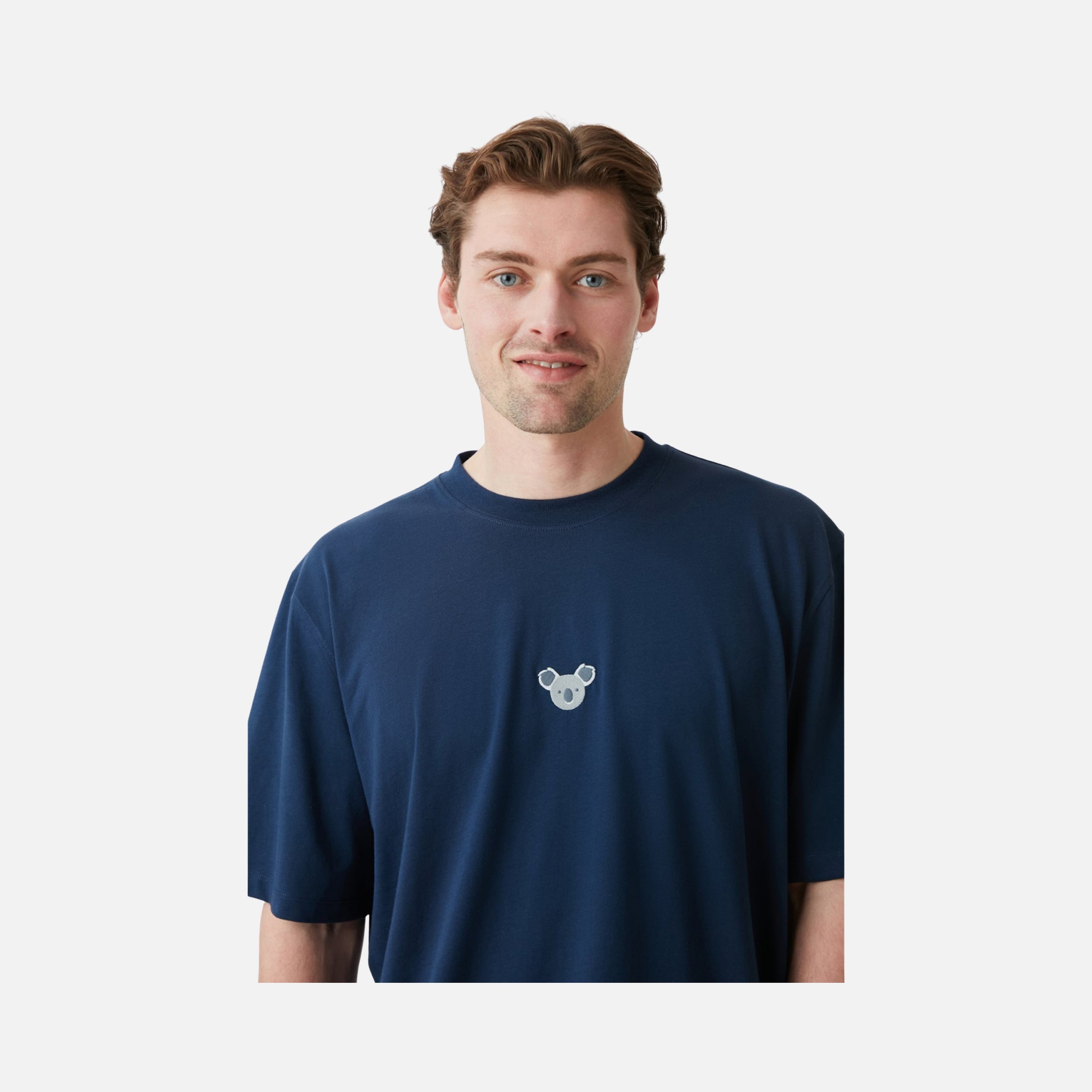 WWF Sportswear Koala Embroidered Oversize Short-Sleeve Unisex Tişört