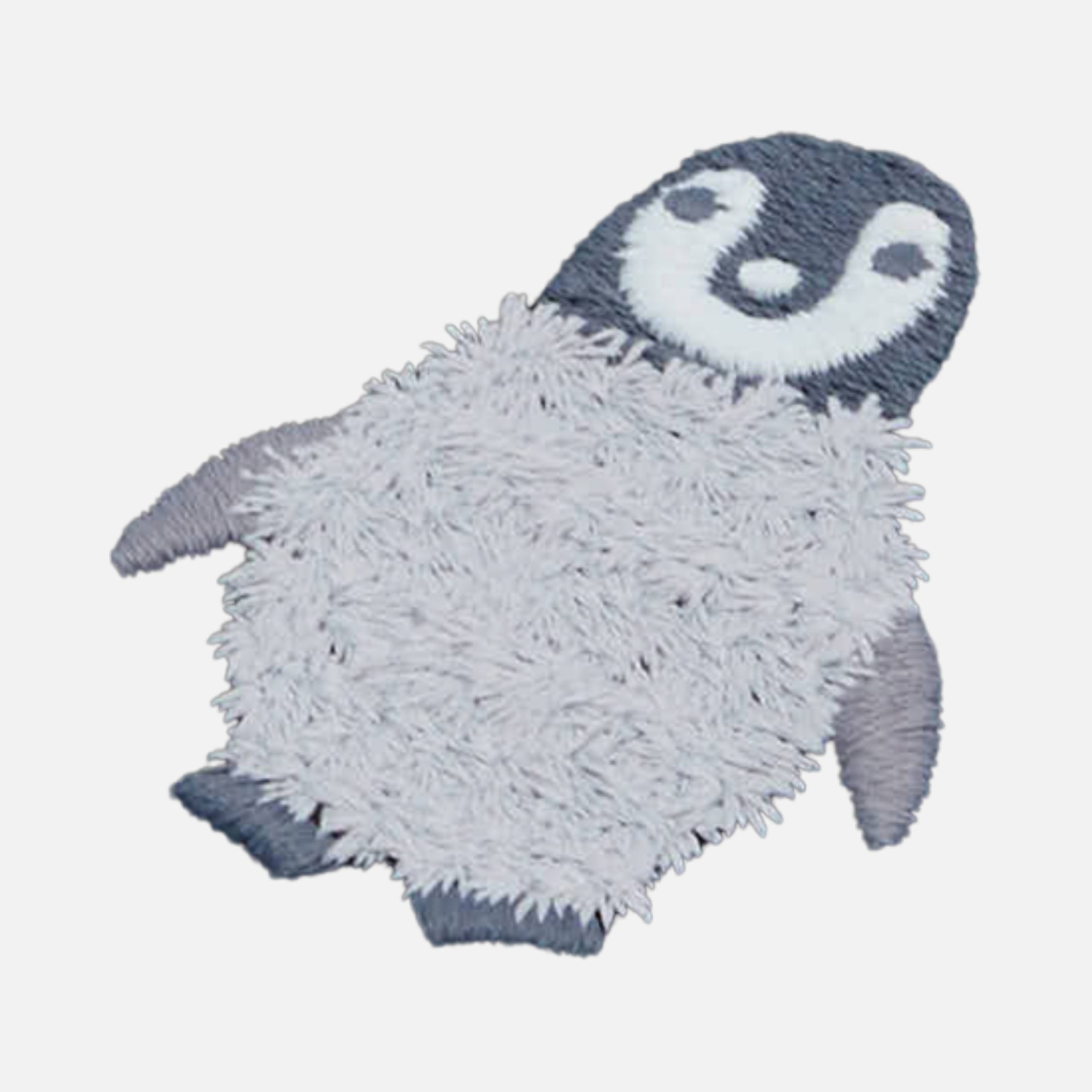 WWF Sportswear Yavru İmparator Penguen Embroidered Cropped Short-Sleeve Kadın Tişört