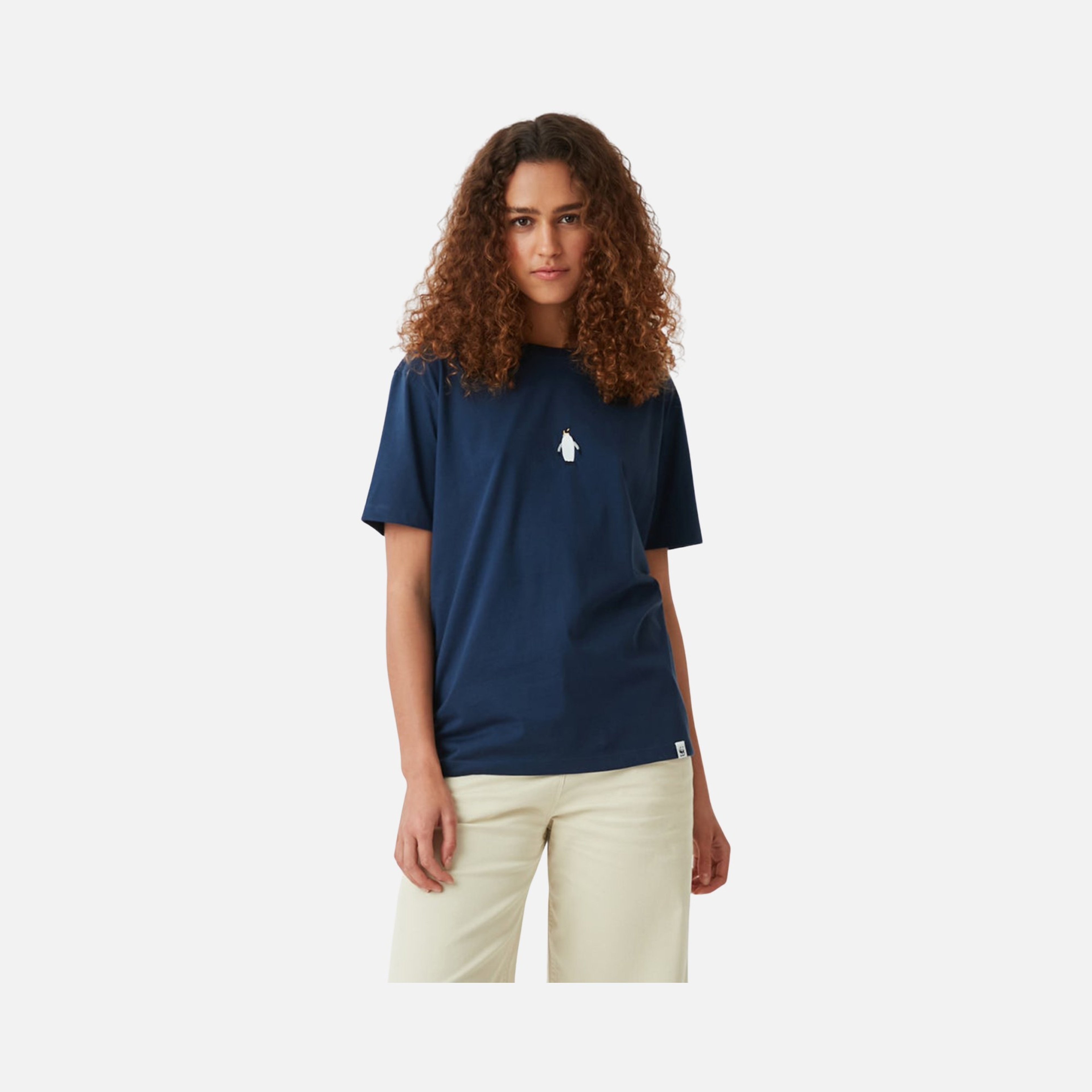 WWF Sportswear İmparator Penguen Embroidered Short-Sleeve Unisex Tişört