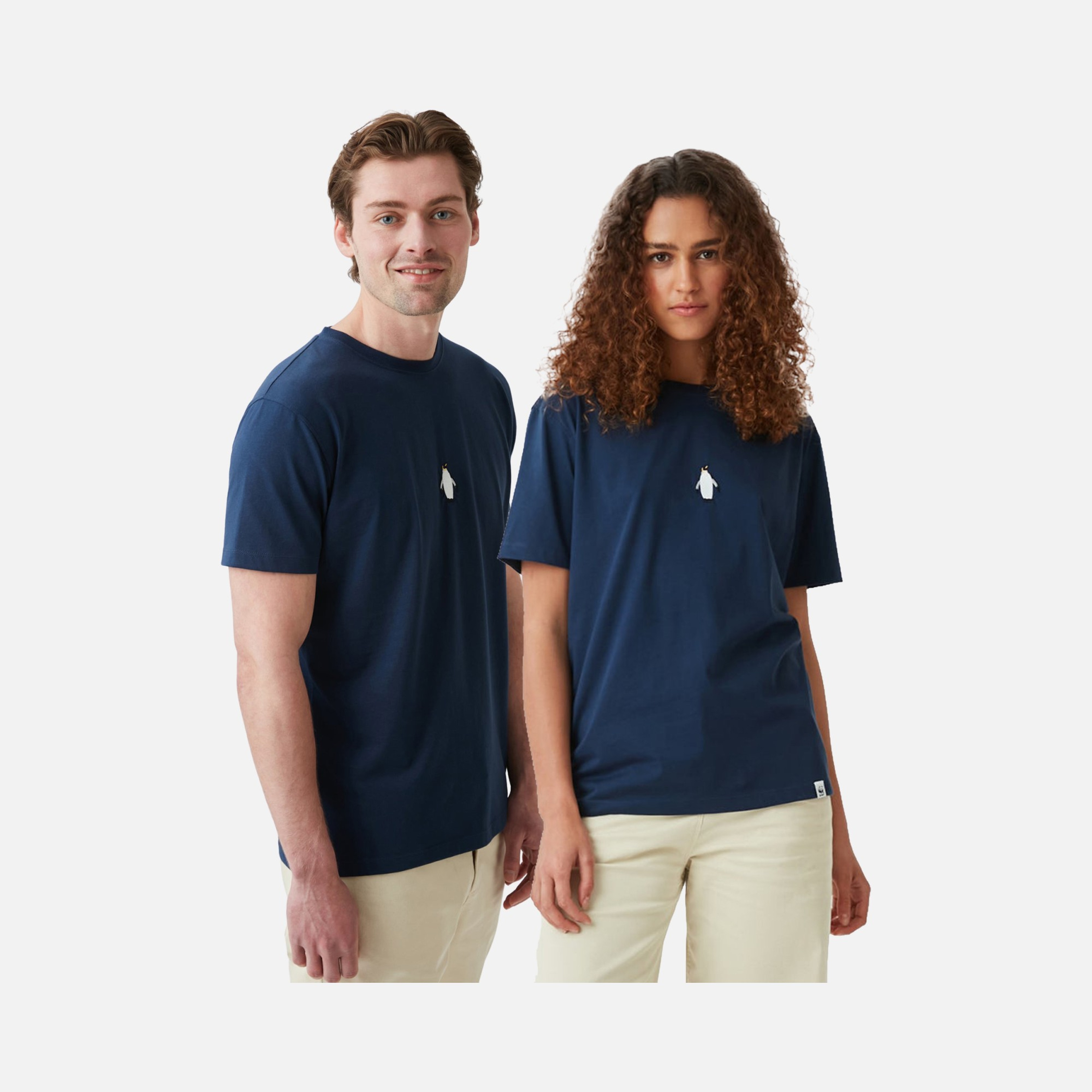 WWF Sportswear İmparator Penguen Embroidered Short-Sleeve Unisex Tişört