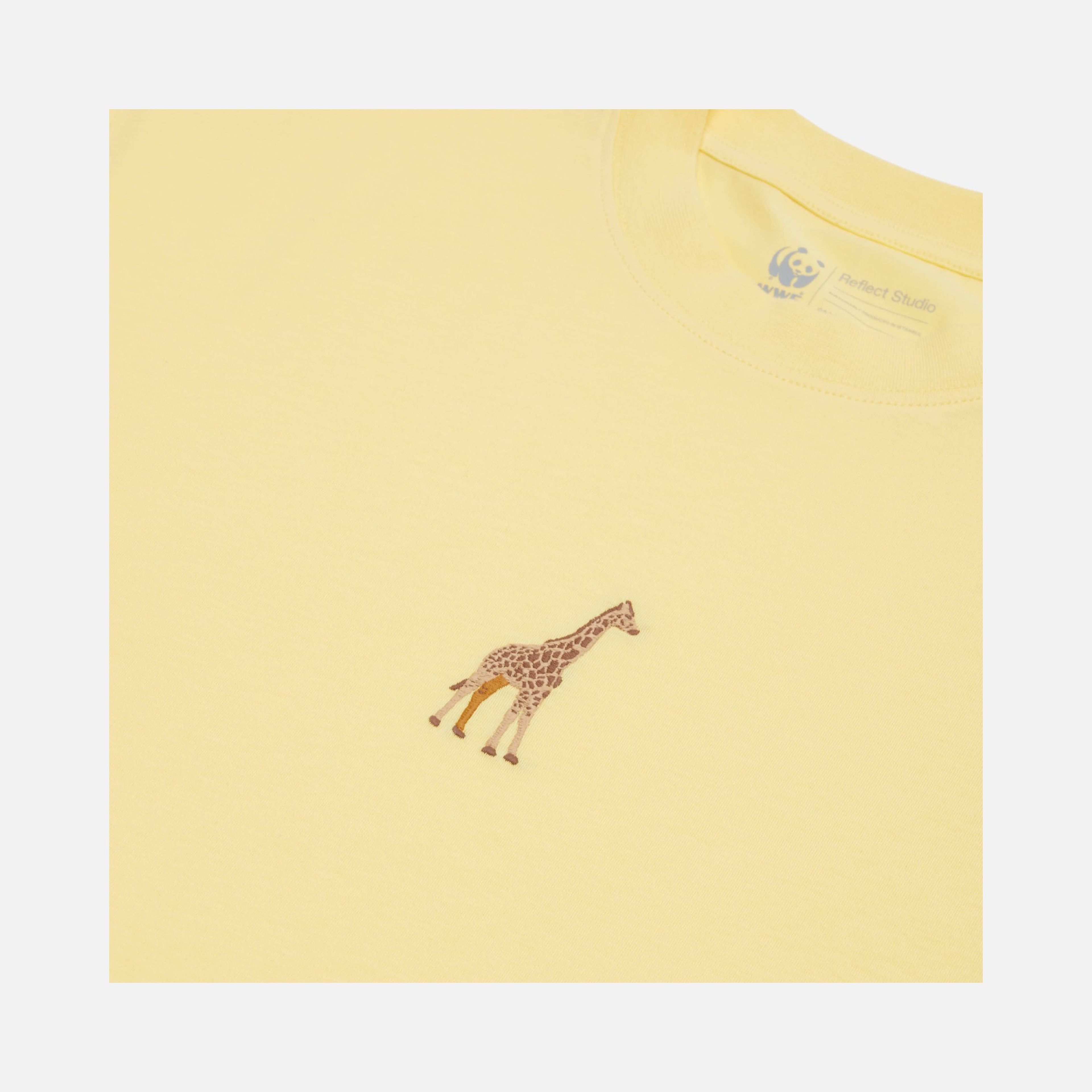 WWF Sportswear Zürafa Embroidered Oversize Short-Sleeve Unisex Tişört