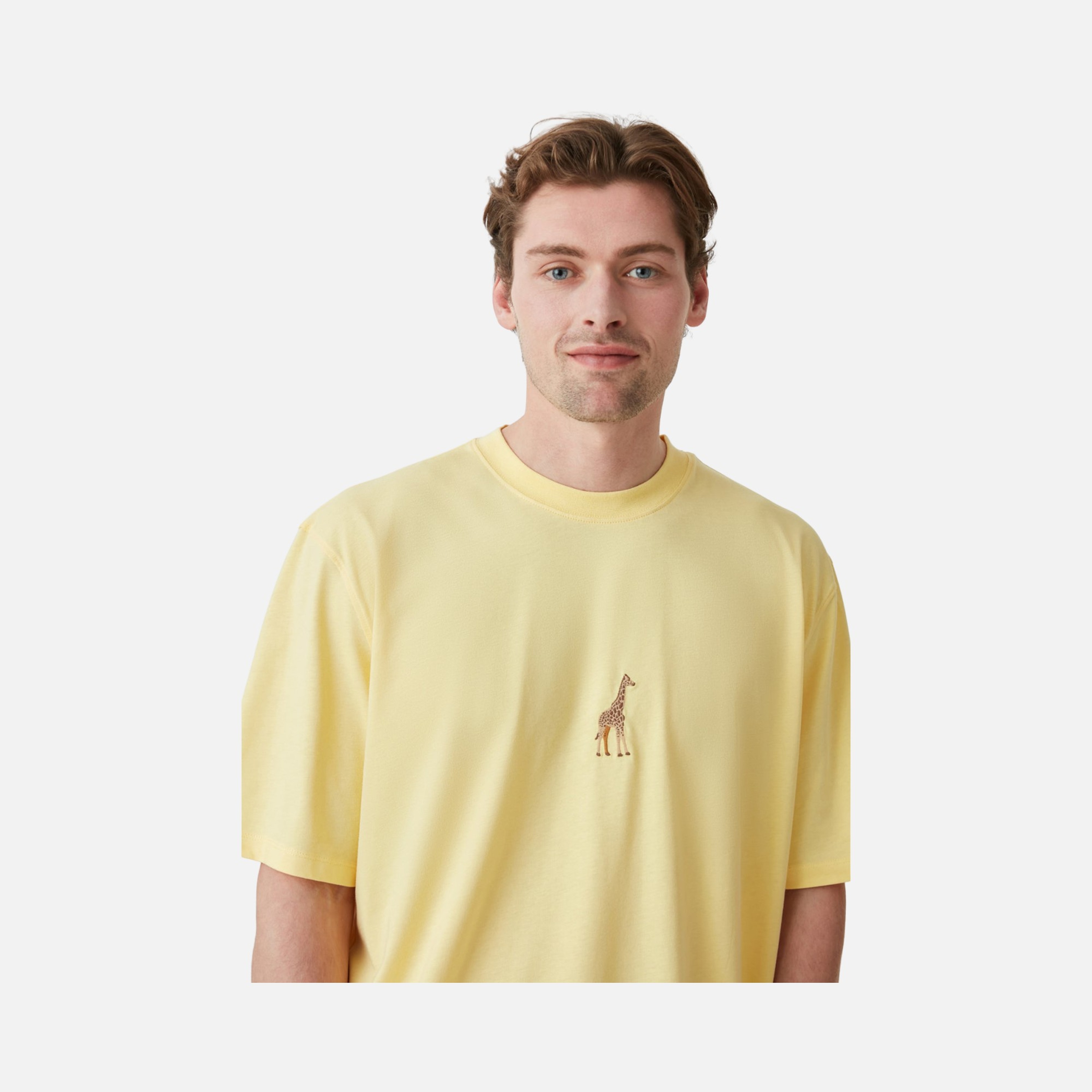 WWF Sportswear Zürafa Embroidered Oversize Short-Sleeve Unisex Tişört