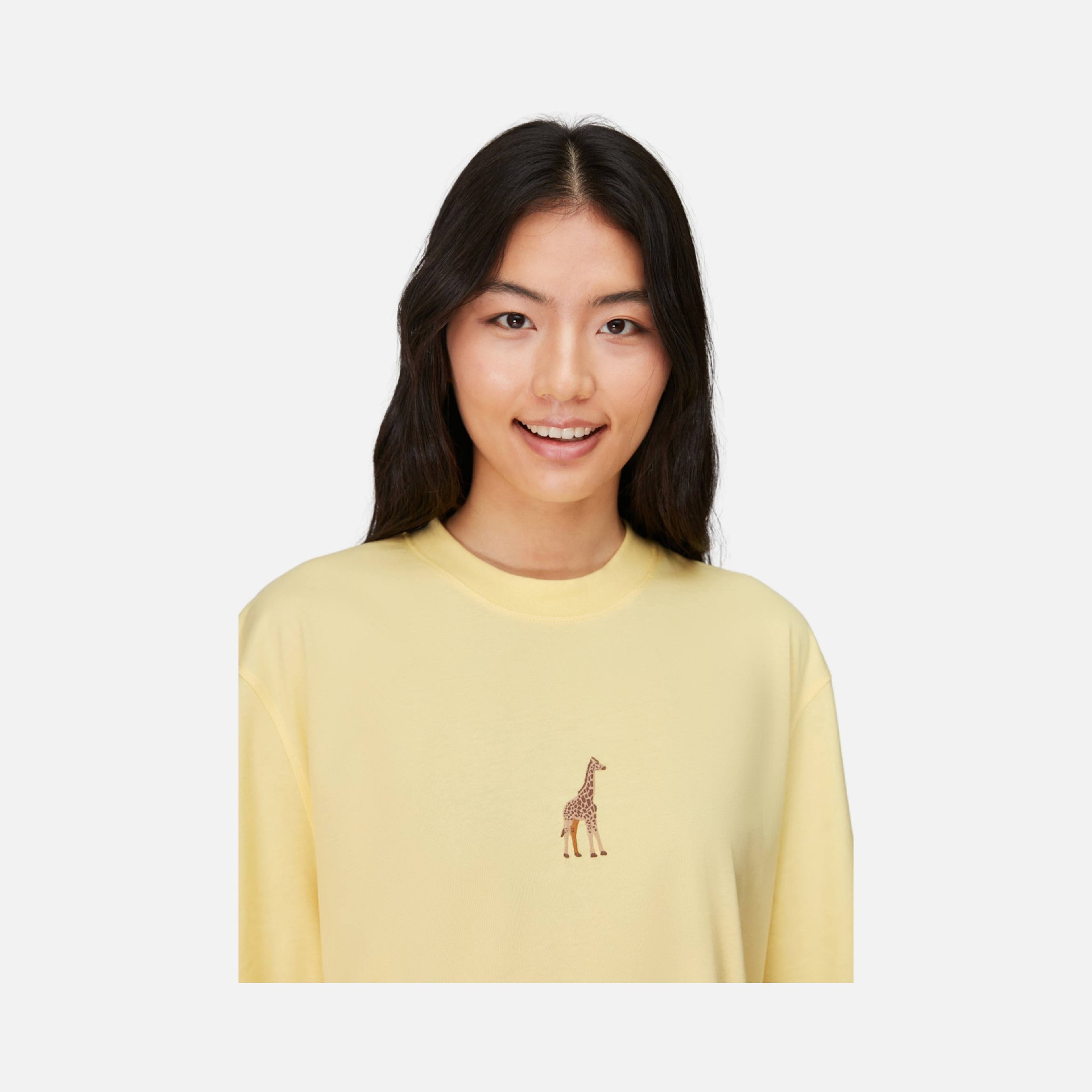 WWF Sportswear Zürafa Embroidered Oversize Short-Sleeve Unisex Tişört