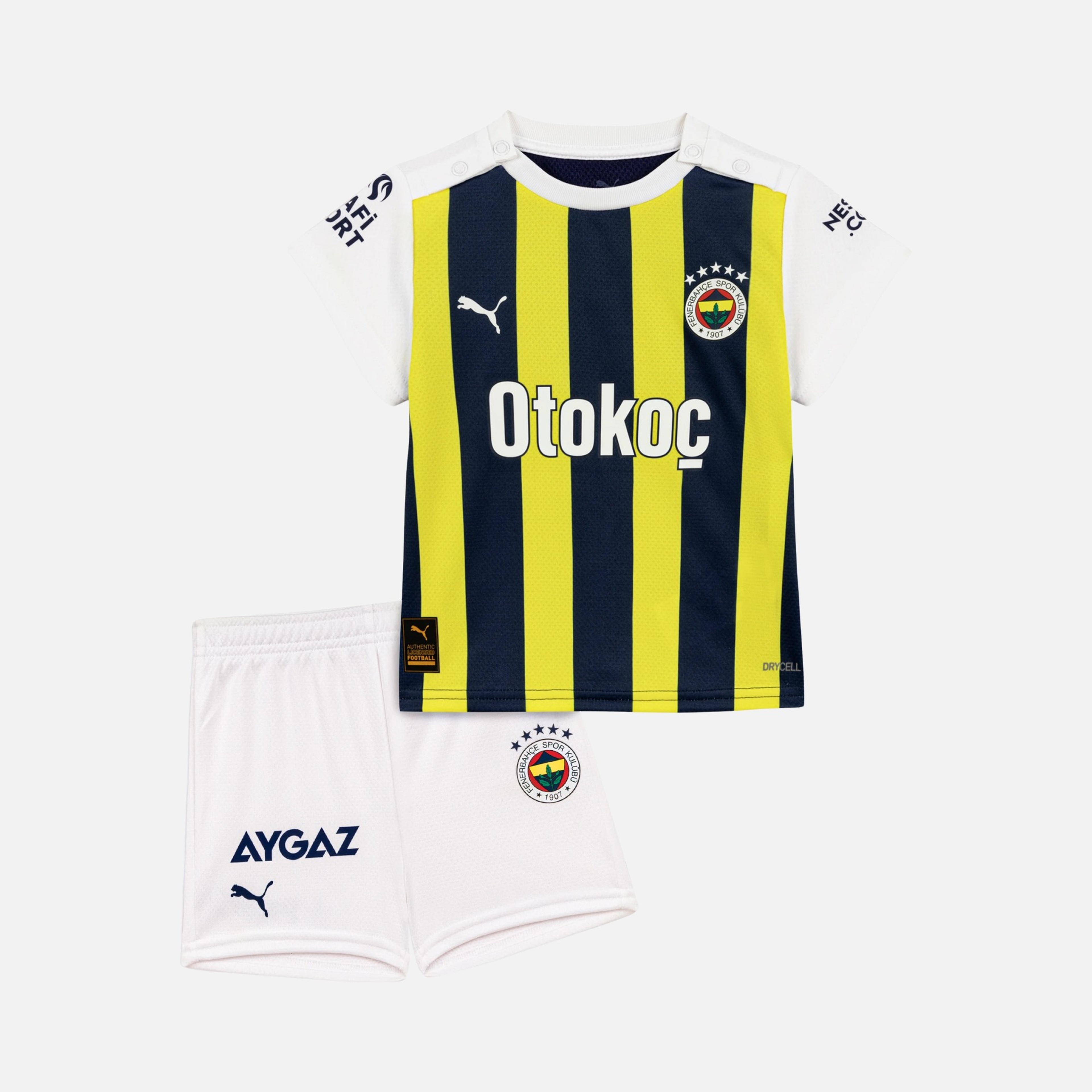 Puma Fenerbahçe 2023-2024 Çubuklu Bebek İç Saha Forma Takım
