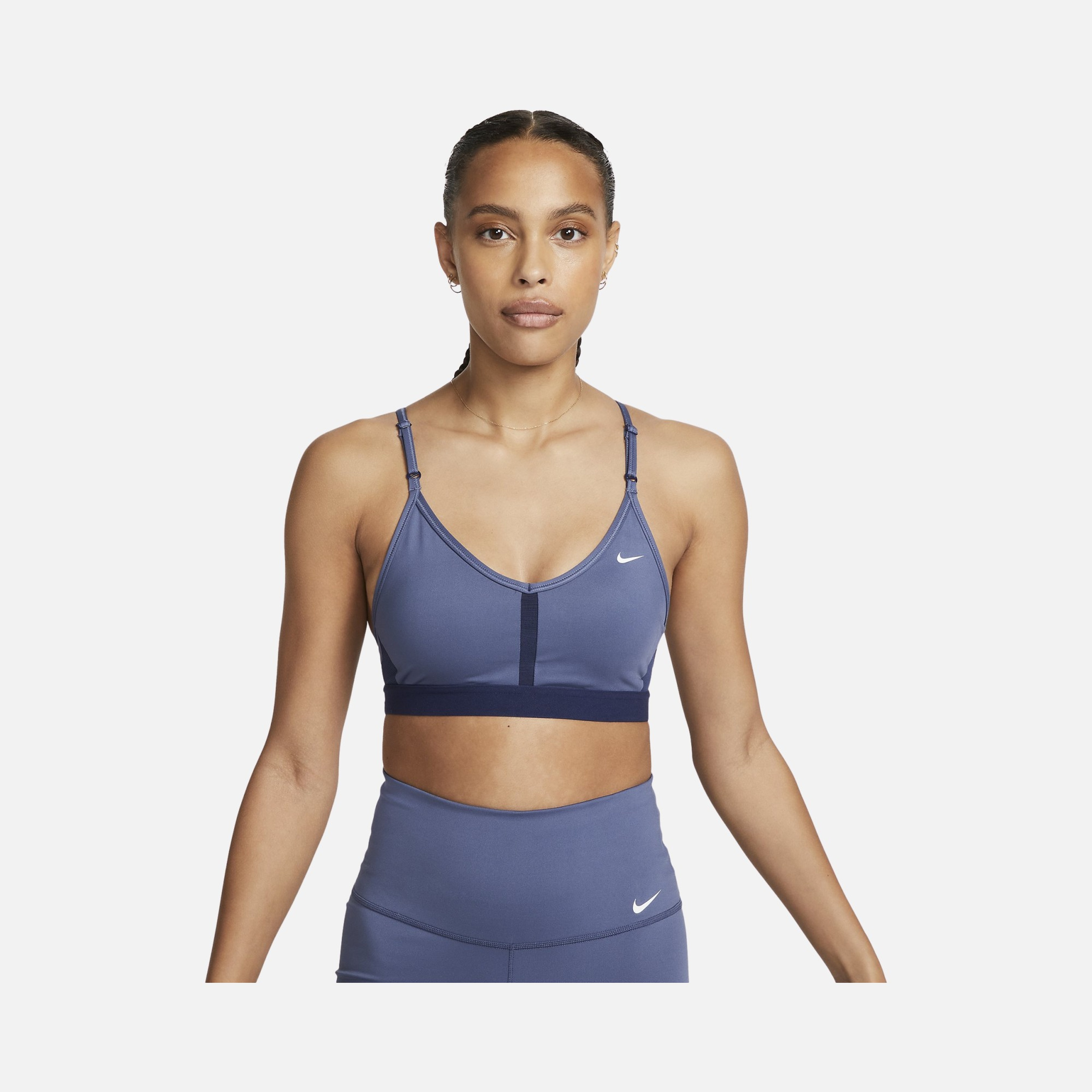 Nike Dri-Fit Indy V Neck Light-Support Sports Training Kadın Bra