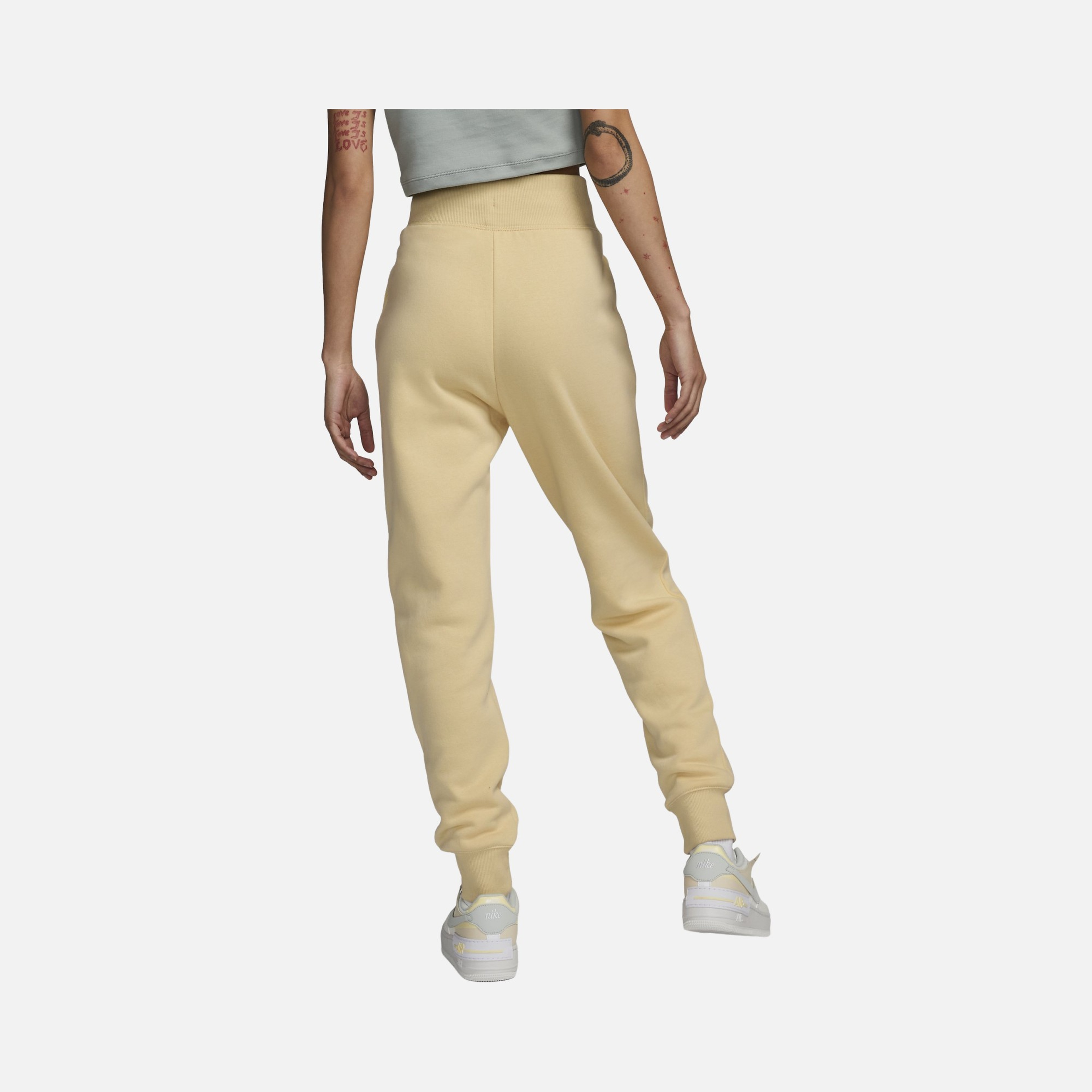 Nike Sportswear Gel-Midi Swoosh Phoenix Fleece High-Waisted Kadın Eşofman Altı