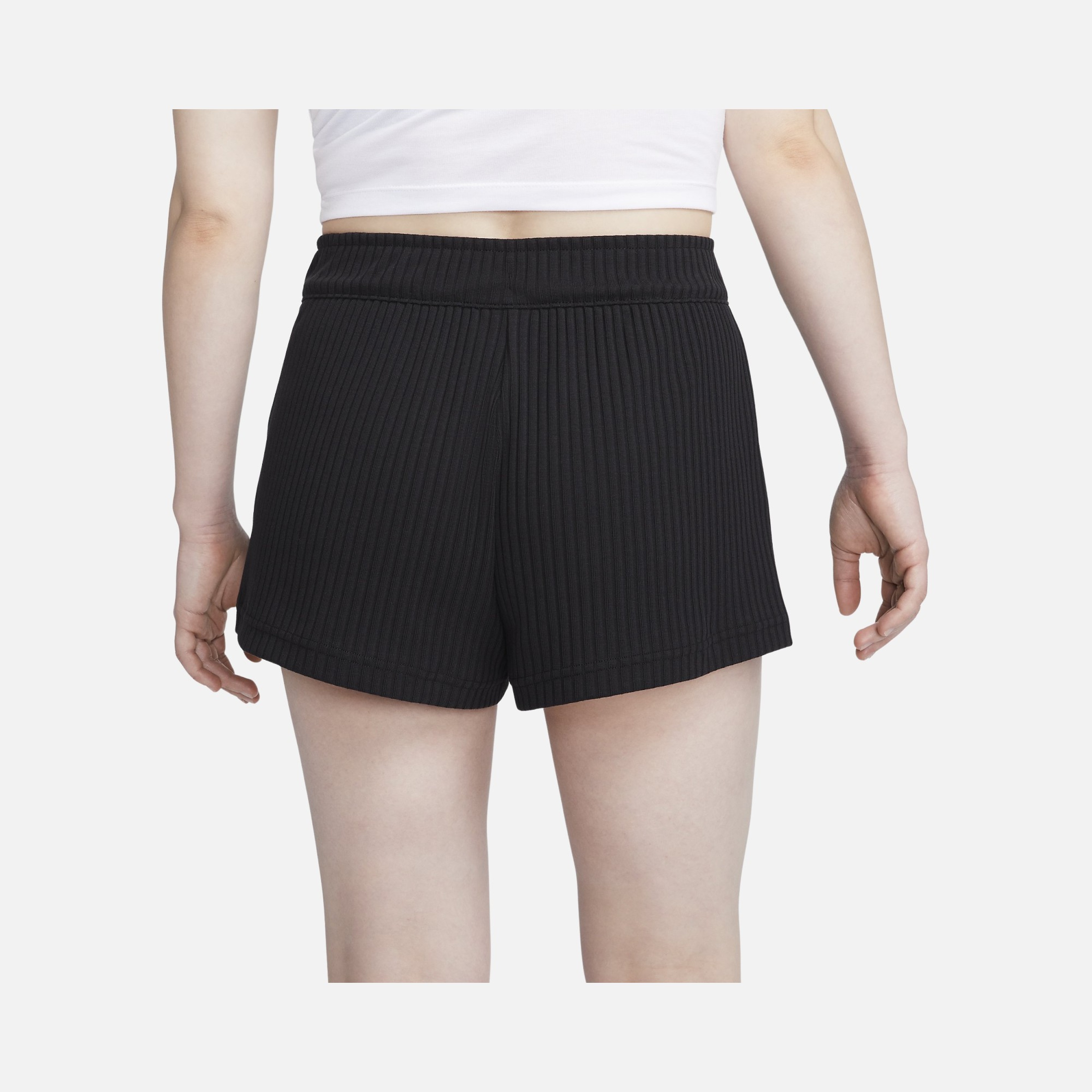 Nike Sportswear High-Waisted Ribbed Jersey Kadın Şort