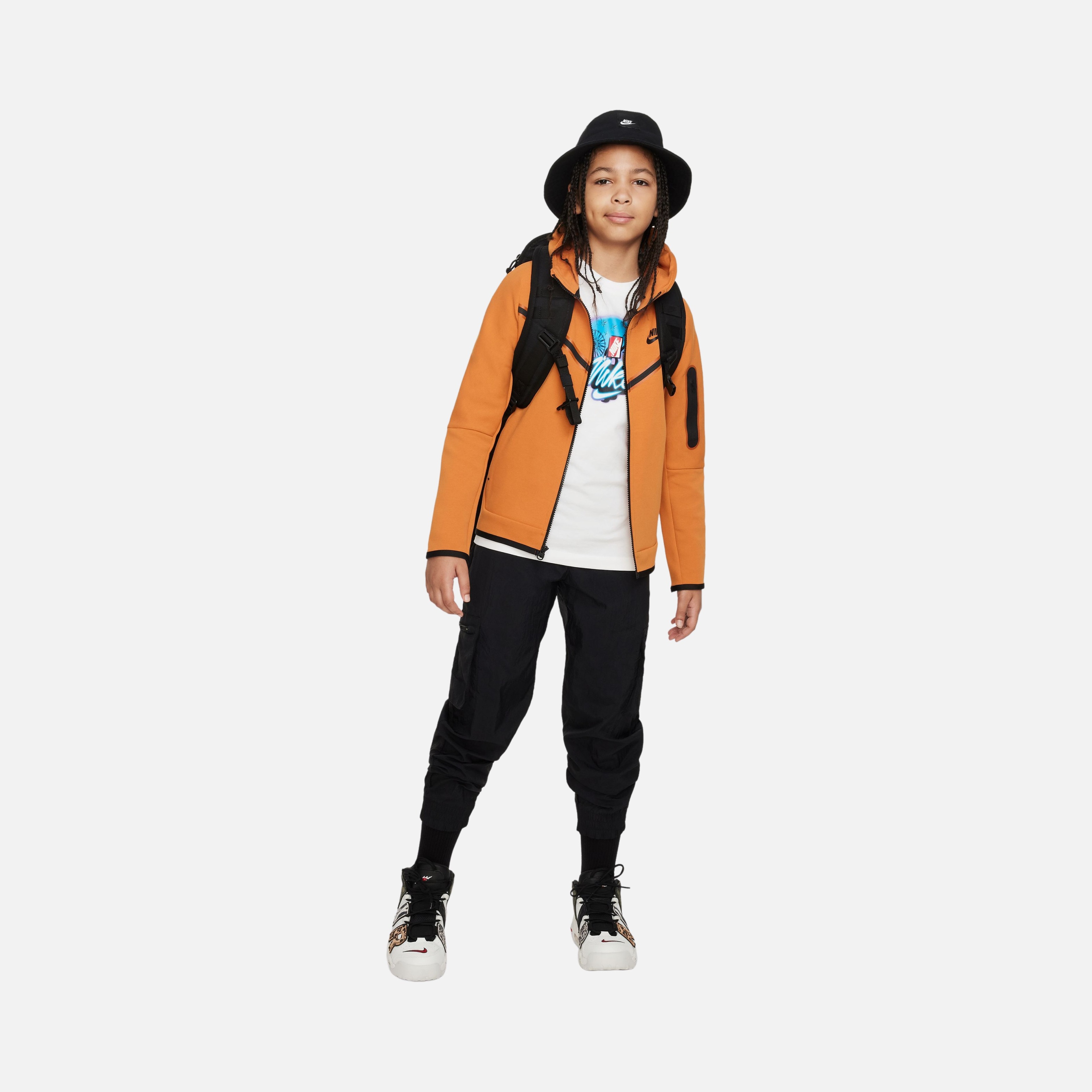 Nike Sportswear Tech Fleece Full-Zip Hoodie (Boys') Çocuk Sweatshirt