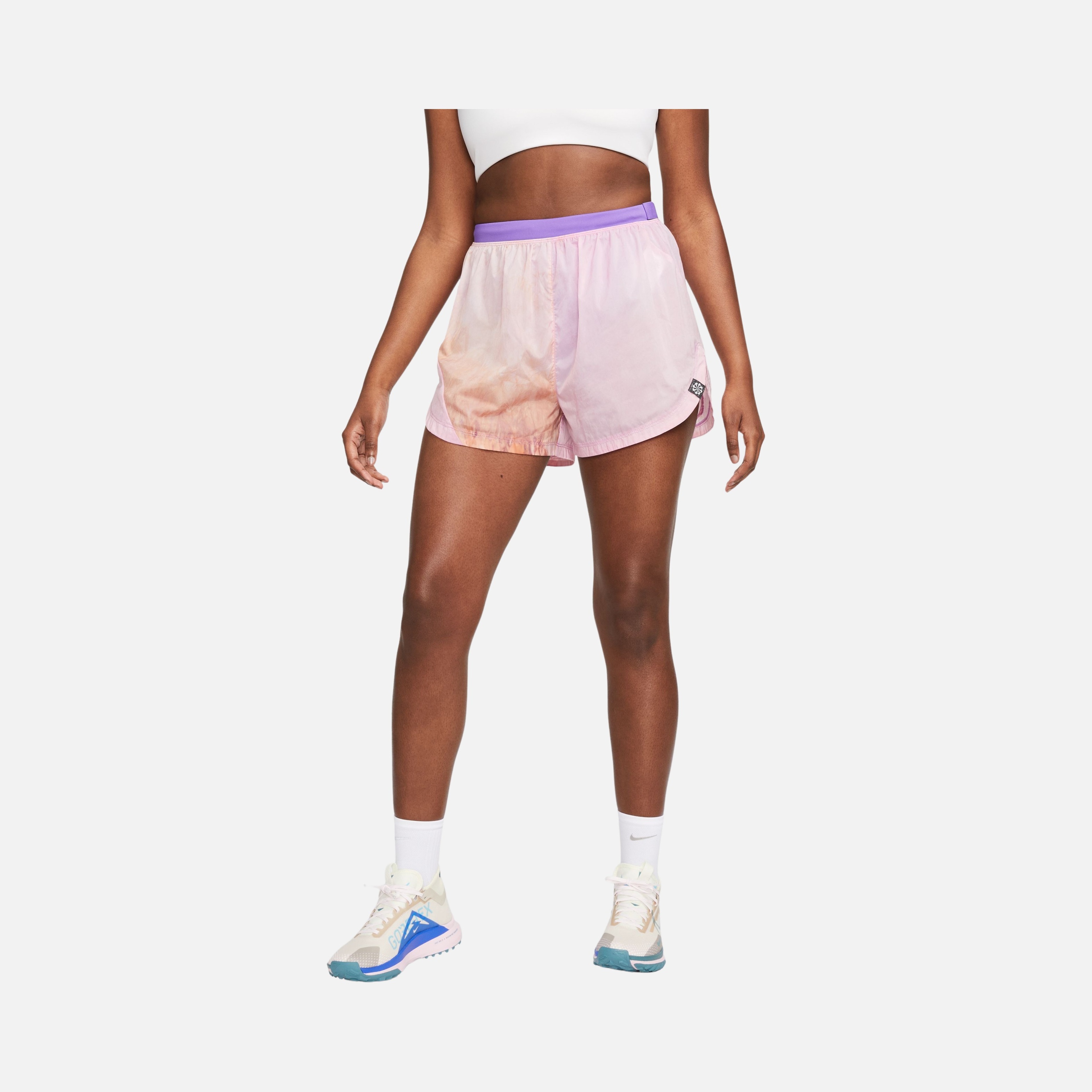 Nike Dri-Fit Repel Mid-Rise 3" Brief-Lined Trail Running Kadın Şort