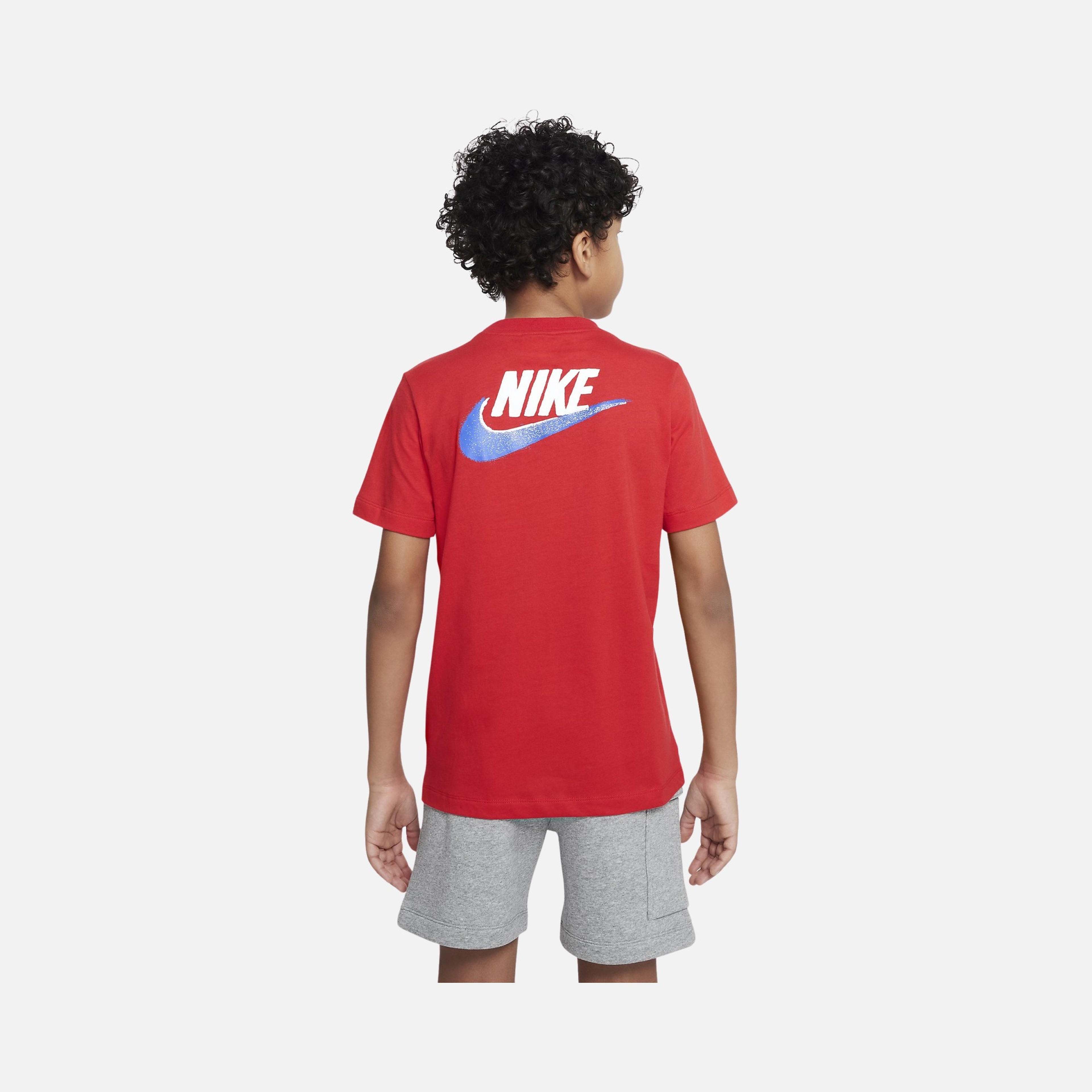 Nike Sportswear Swoosh Logo Short-Sleeve (Boy's) Çocuk Tişört