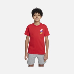 Nike Sportswear Swoosh Logo Short-Sleeve (Boy's) Çocuk Tişört