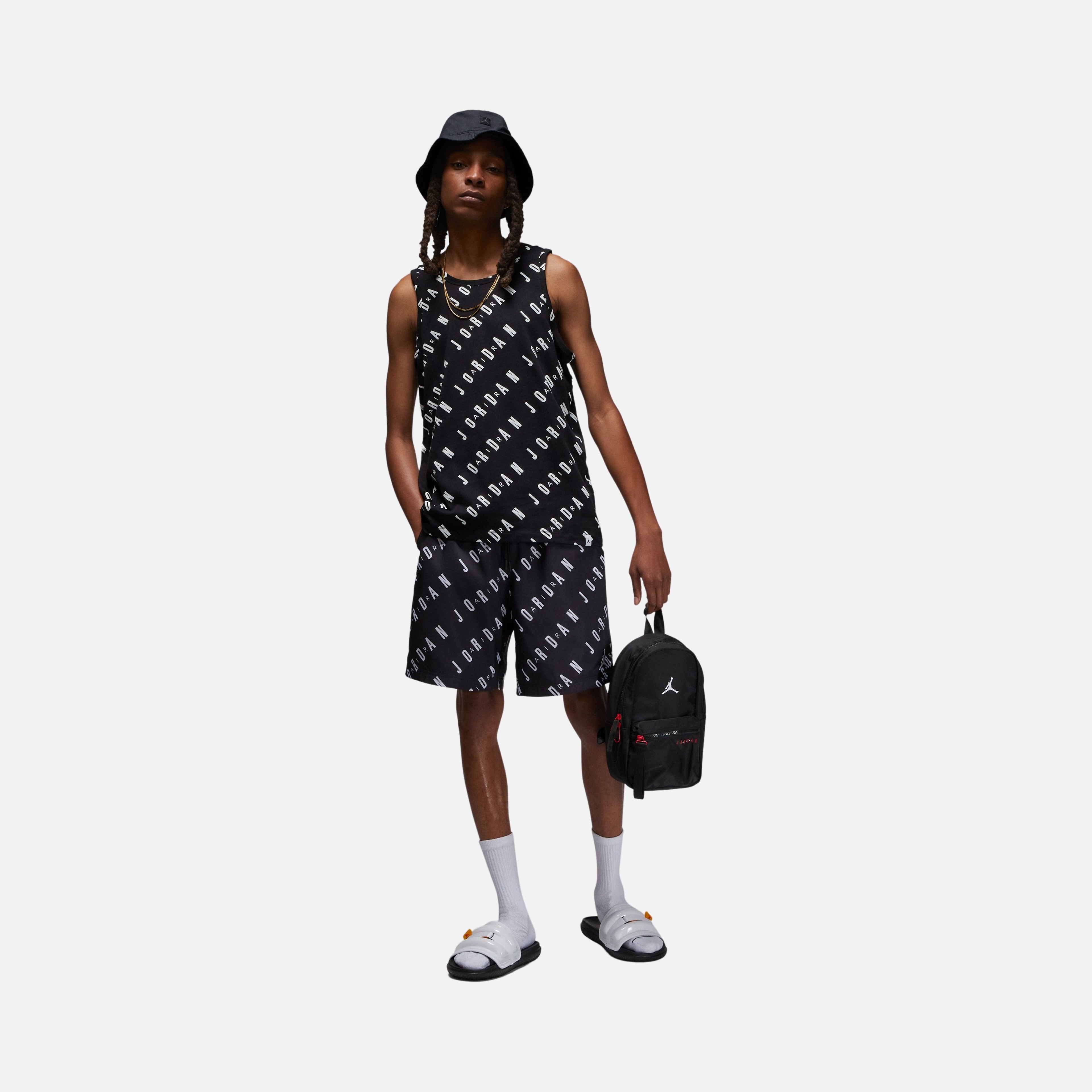 Nike Jordan Essentials Poolside All-Over Print Erkek Şort
