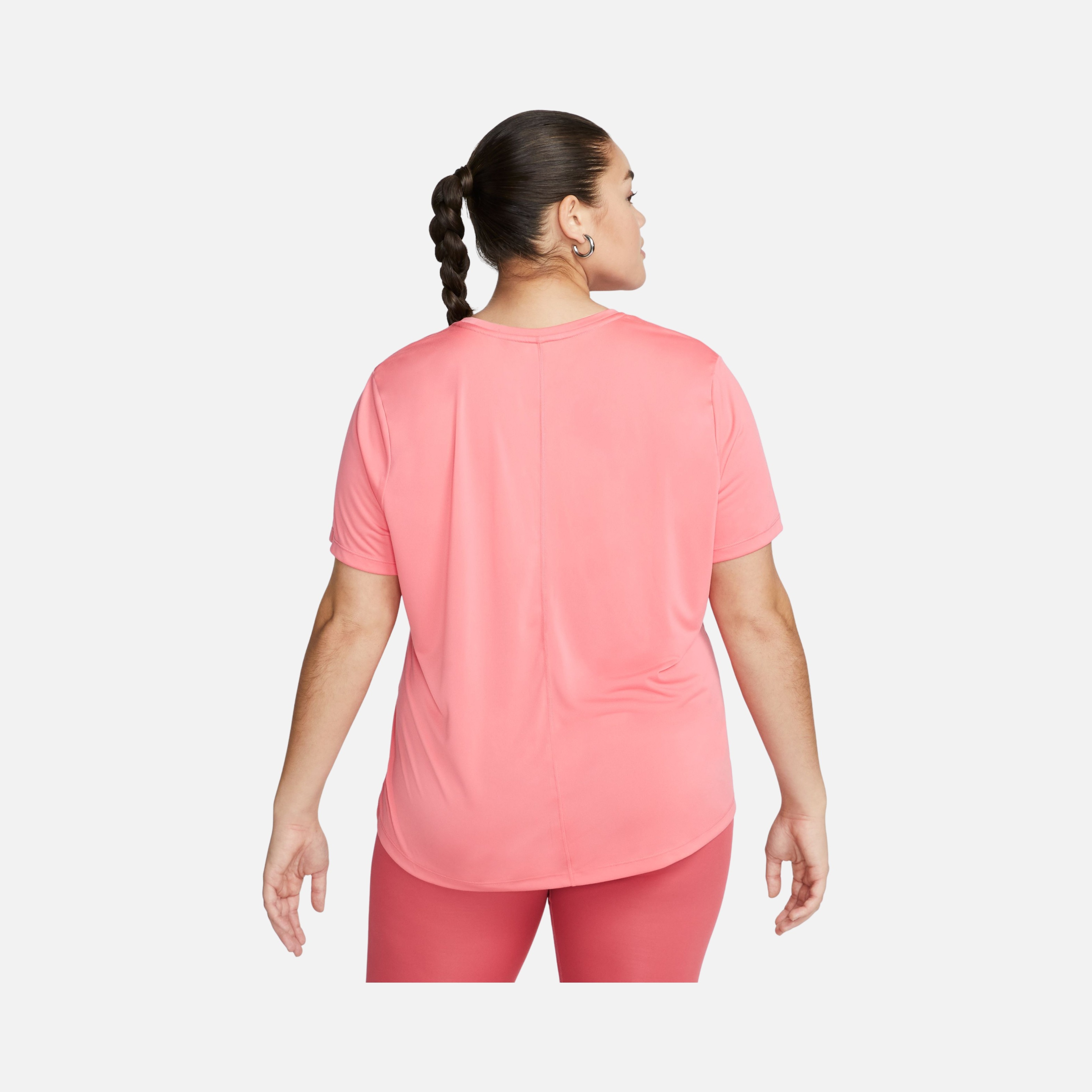 Nike Dri-Fit One Standard Fit Training Short-Sleeve (Plus-Size) Kadın Tişört