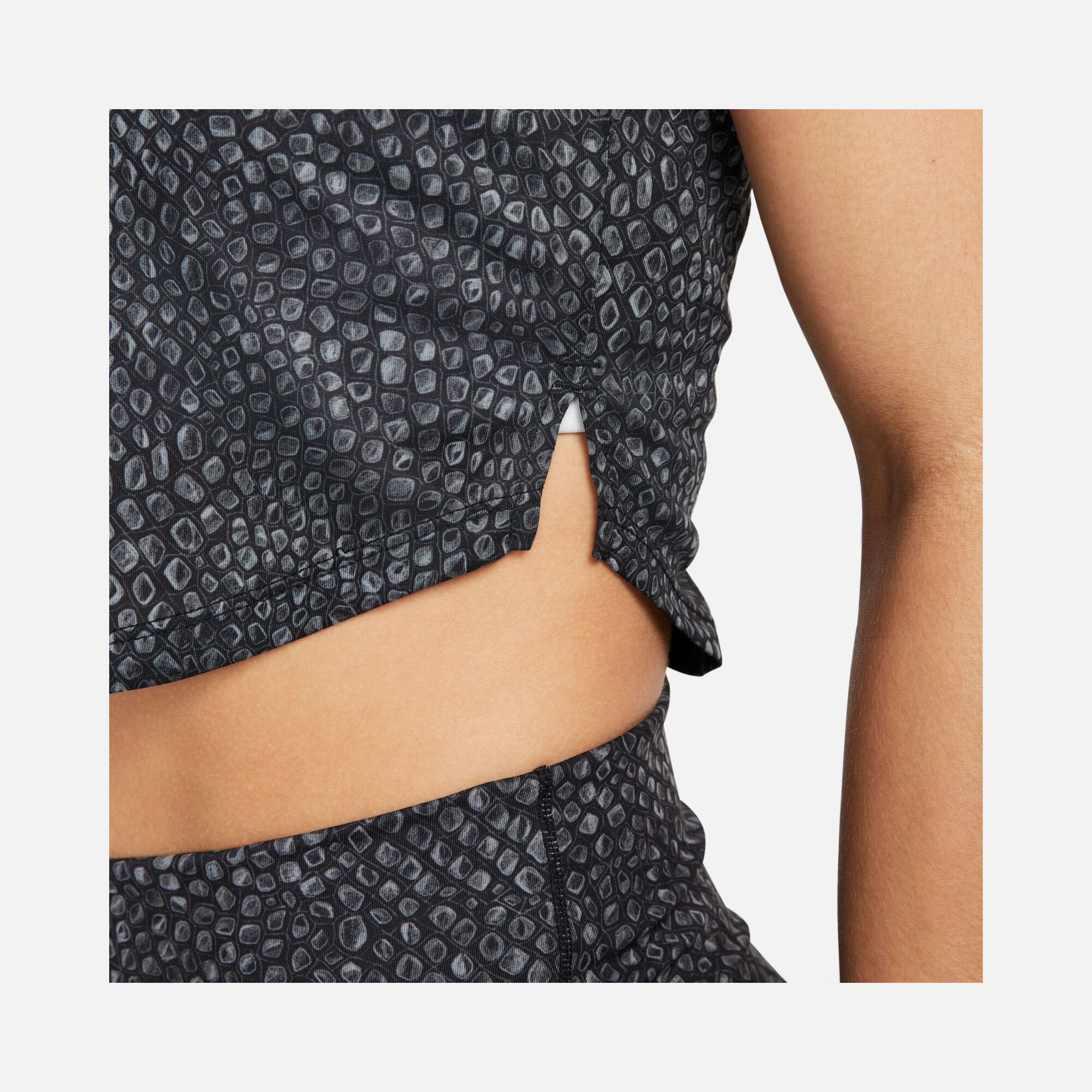 Nike Dri-Fit One Printed Crop Training Kadın Atlet