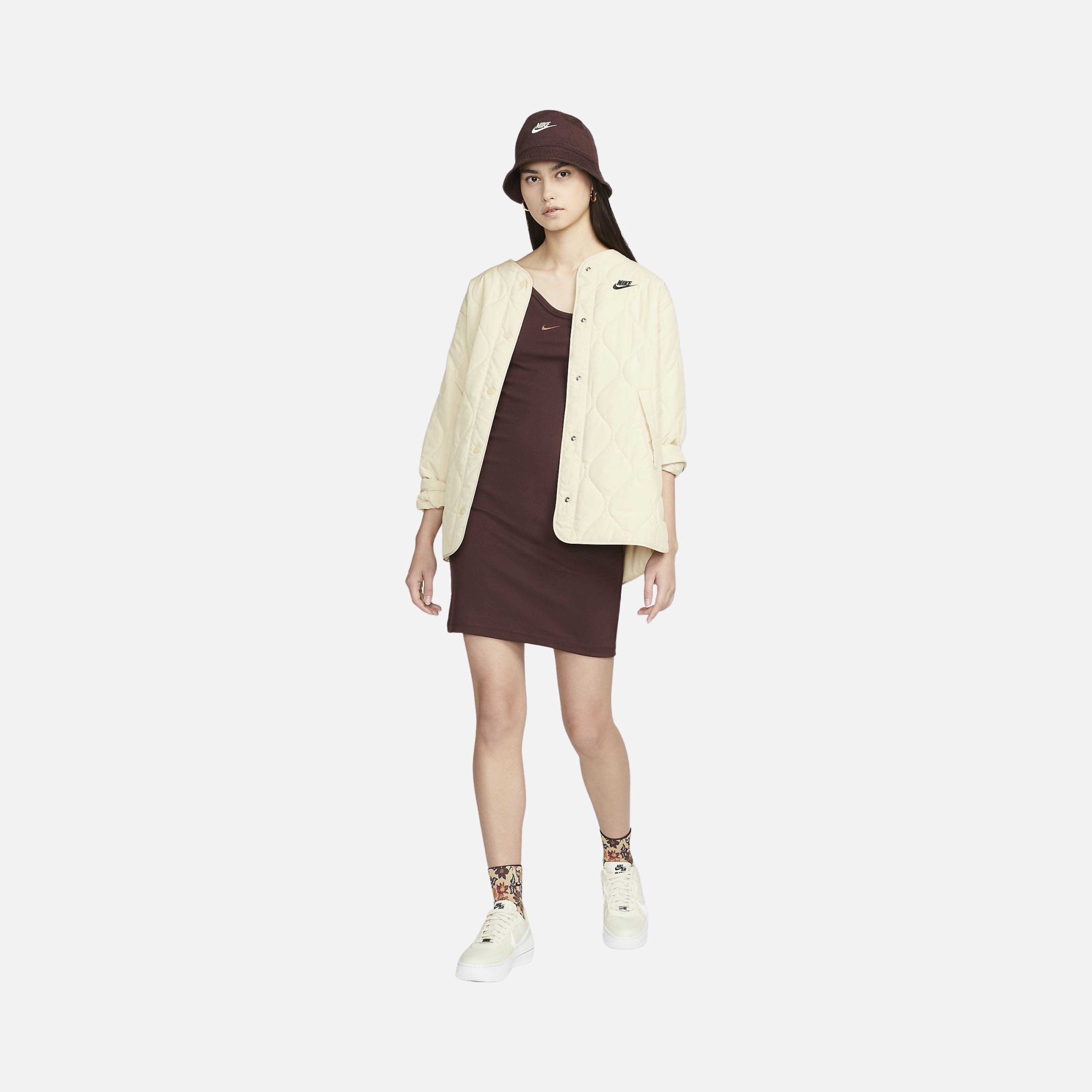 Nike Sportswear Everyday Modern Asymmetrical Kadın Elbise