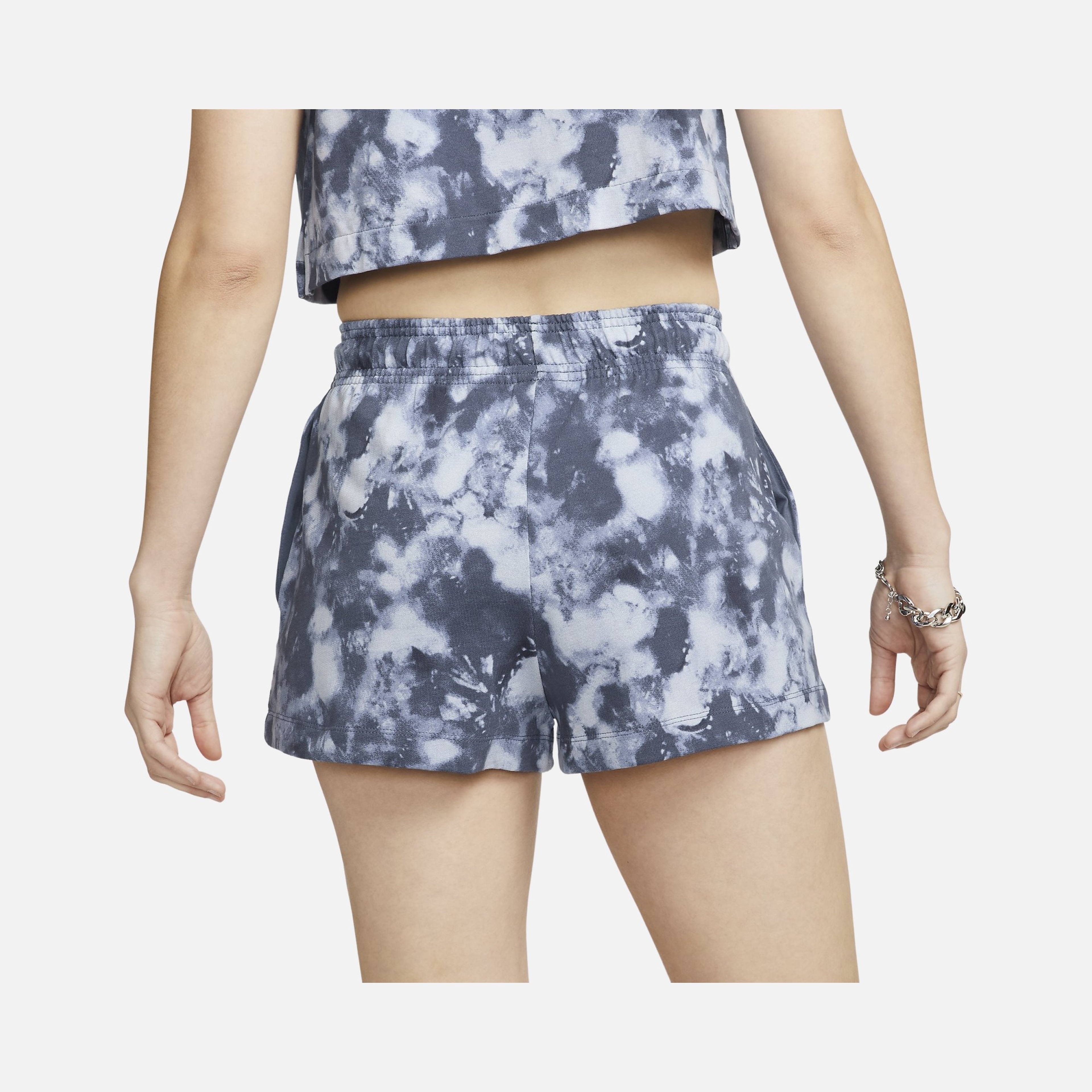 Nike Sportswear Wave Dye Ripple Colored Jersey A3 Kadın Şort