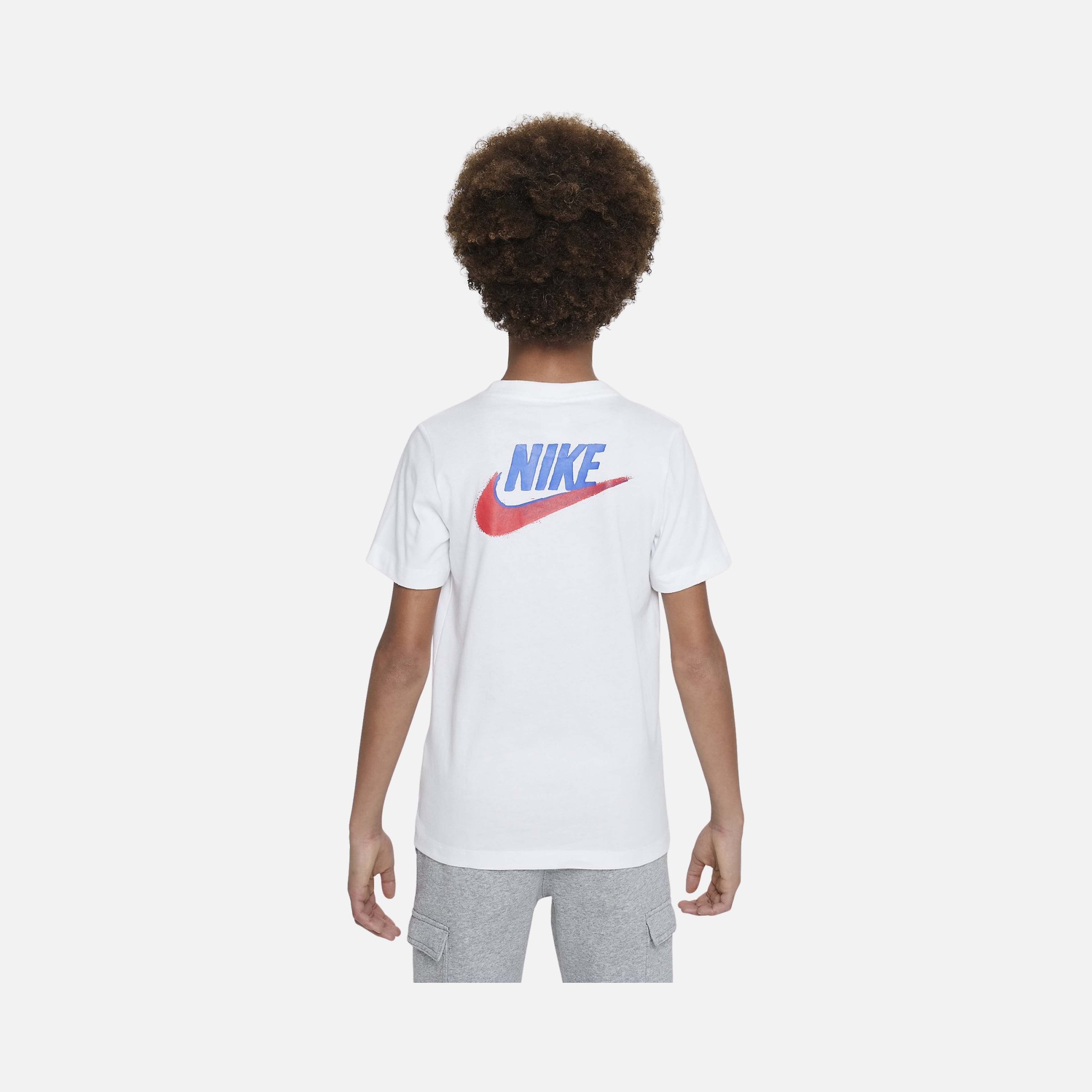 Nike Sportswear Swoosh Logo Short-Sleeve (Boy's) Çocuk Tişört
