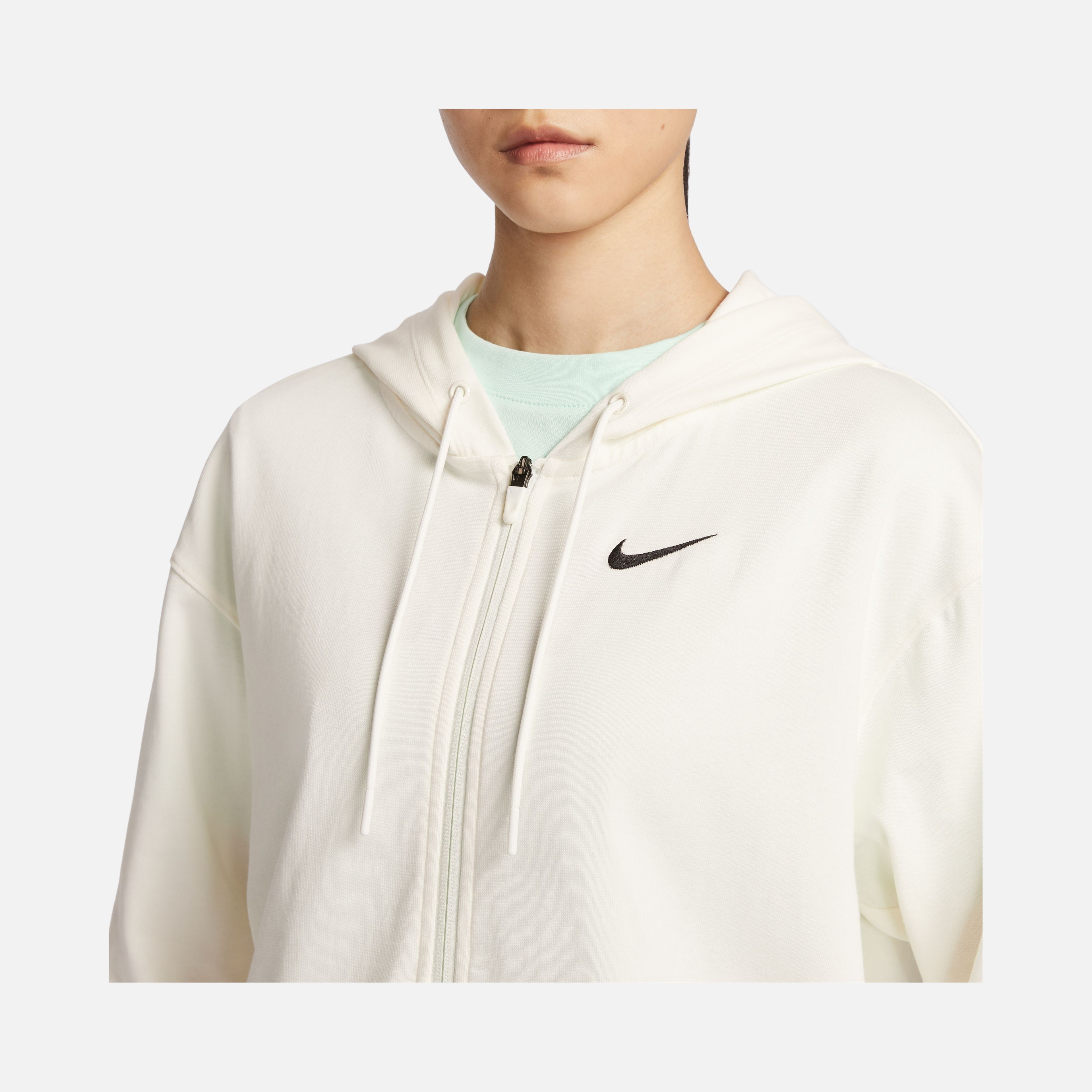 Nike Sportswear Oversized Statement Jersey Full-Zip Hoodie Kadın Sweatshirt