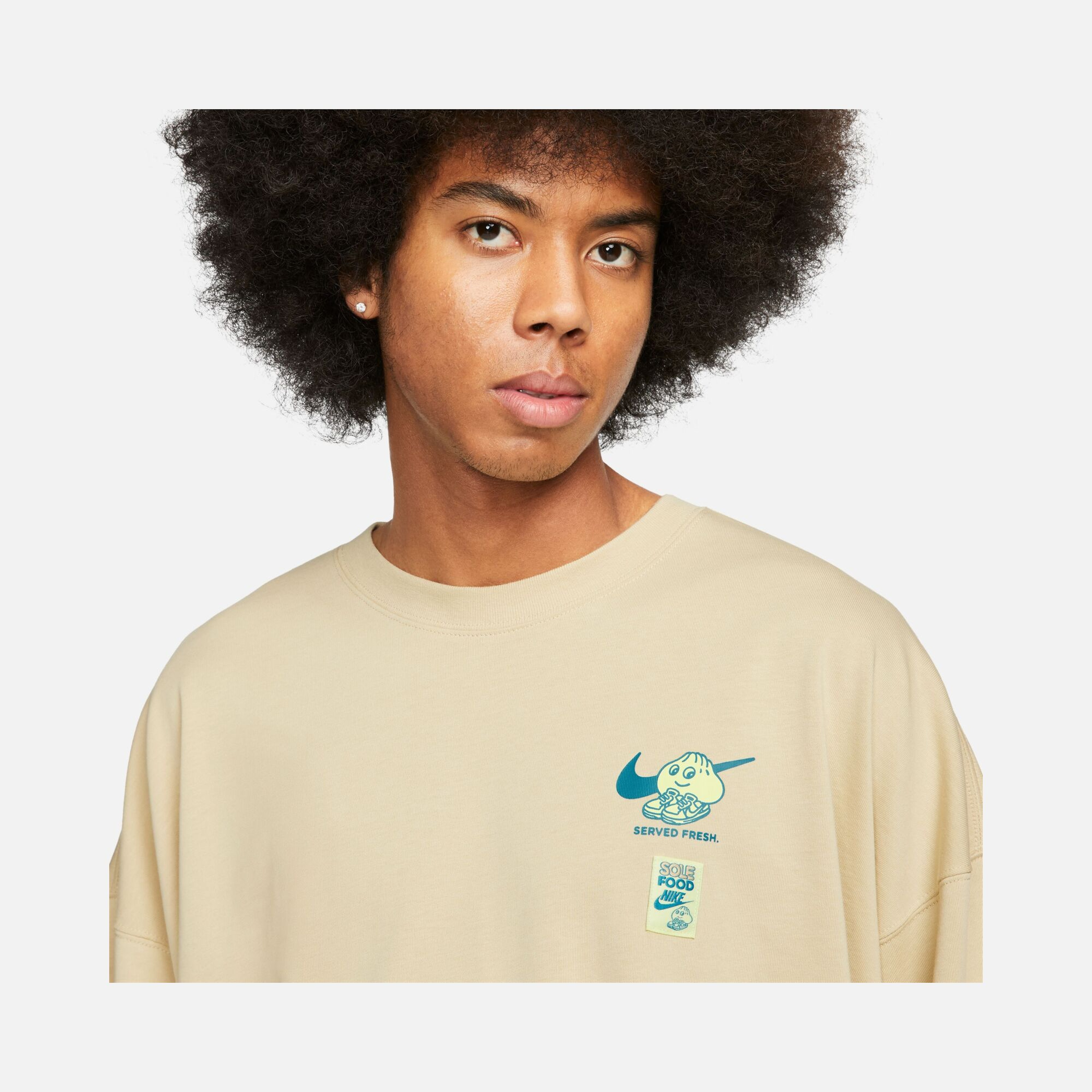 Nike Sportswear Sole Food Graphic Oversized Short-Sleeve Erkek Tişört