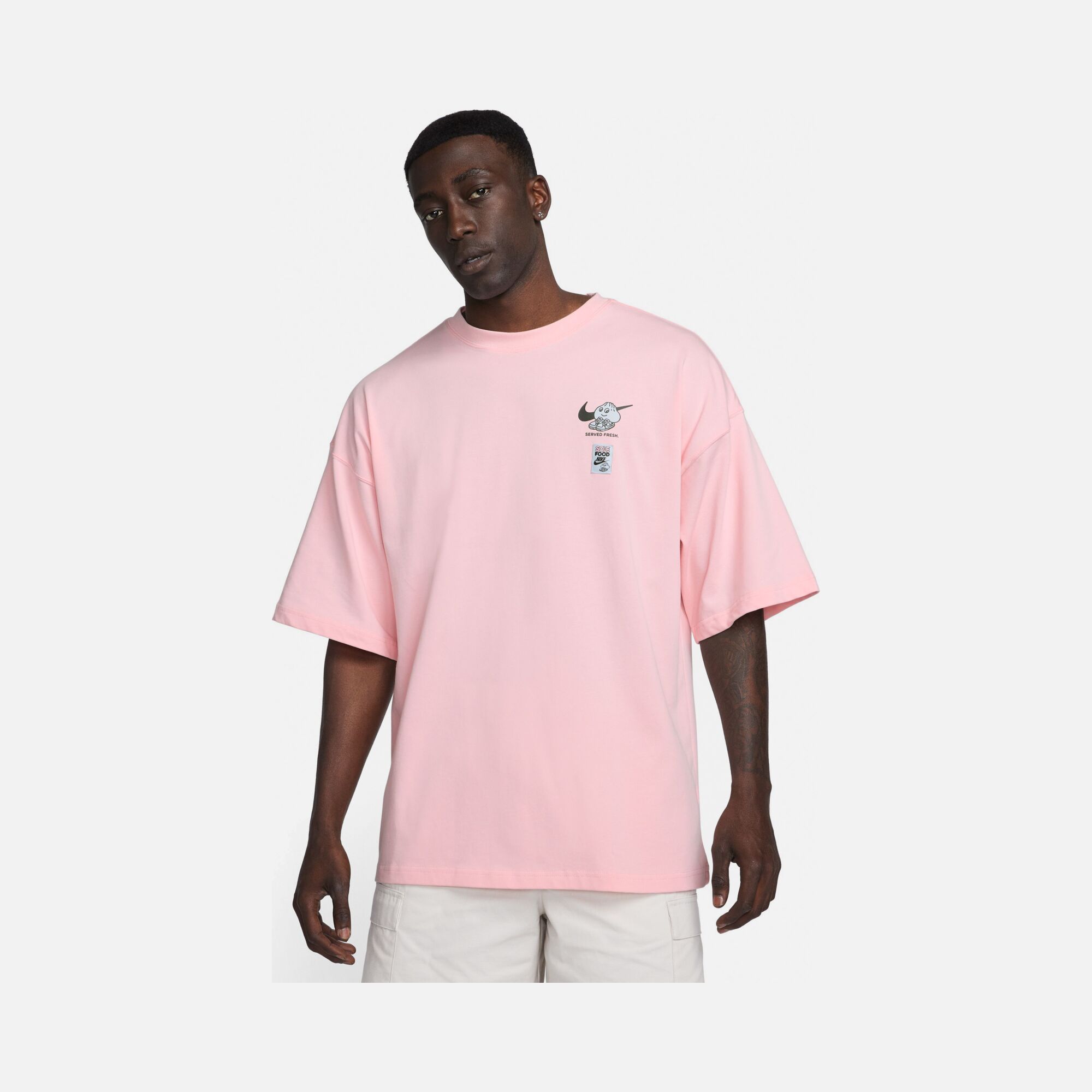 Nike Sportswear Sole Food Graphic Oversized Short-Sleeve Erkek